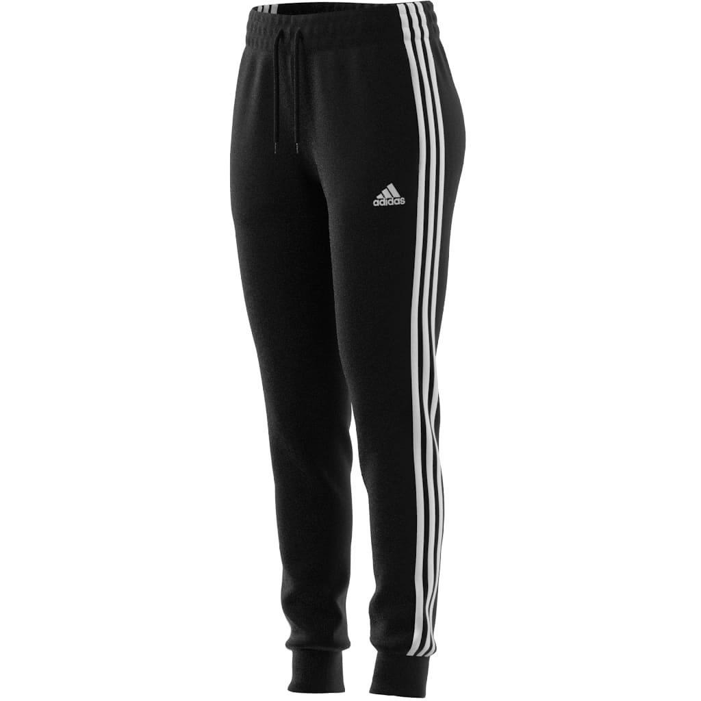Essentials 3-Stripes Fleece Joggers, Black, A901_ONE, large image number 4