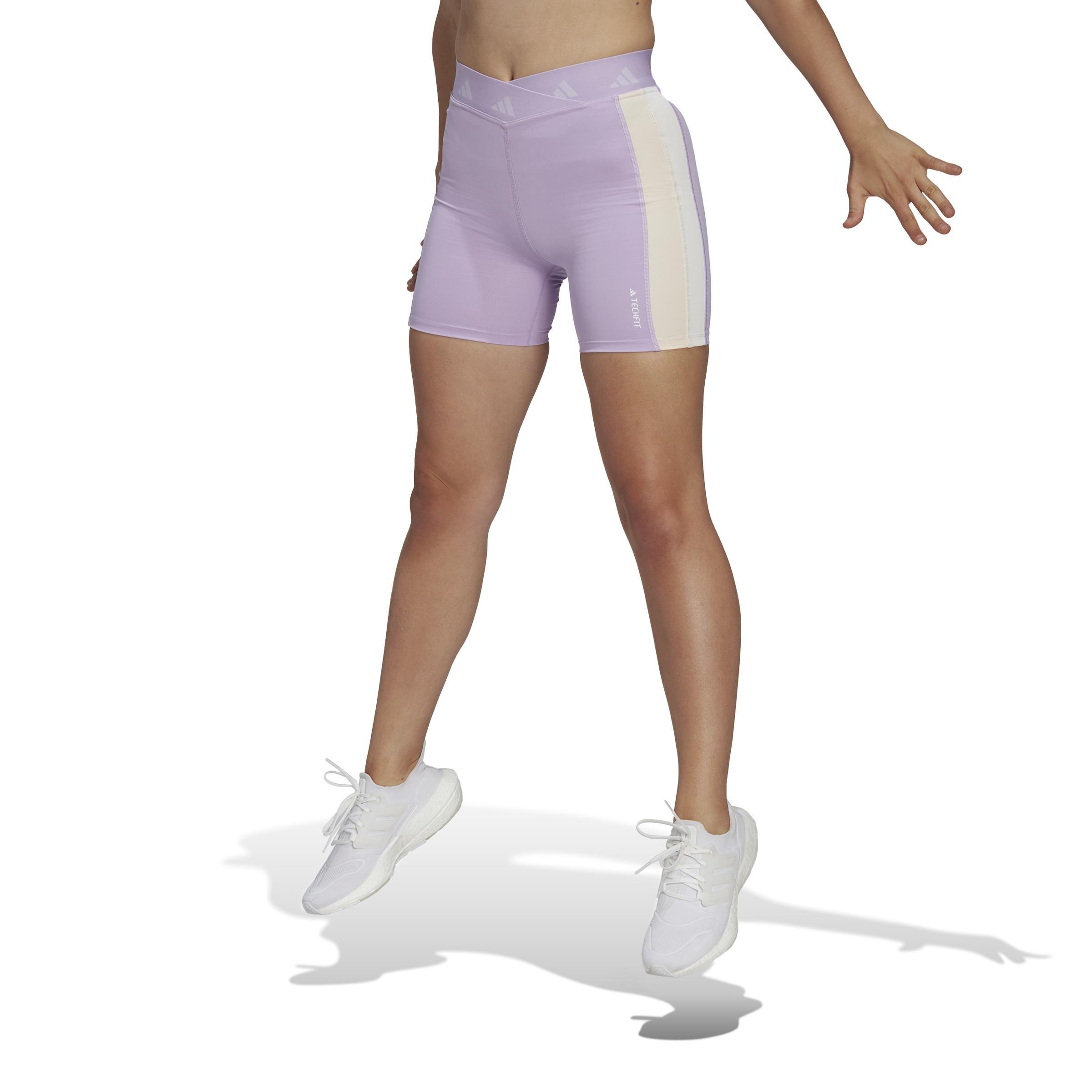 Hyperglam Training Techfit Short Leggings, Purple, , large image number 5