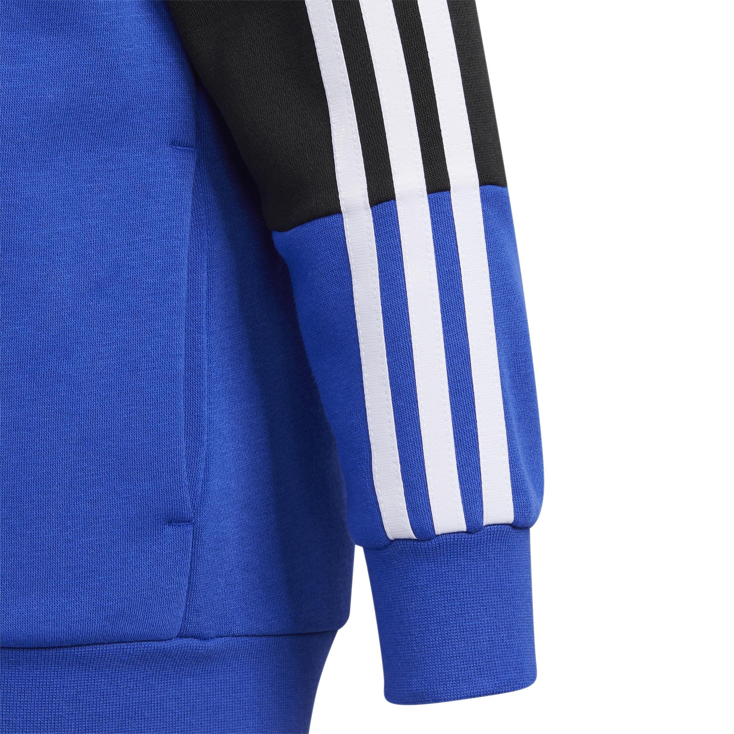 Unisex Kids 3-Stripes Tracksuit, Blue, A901_ONE, large image number 4