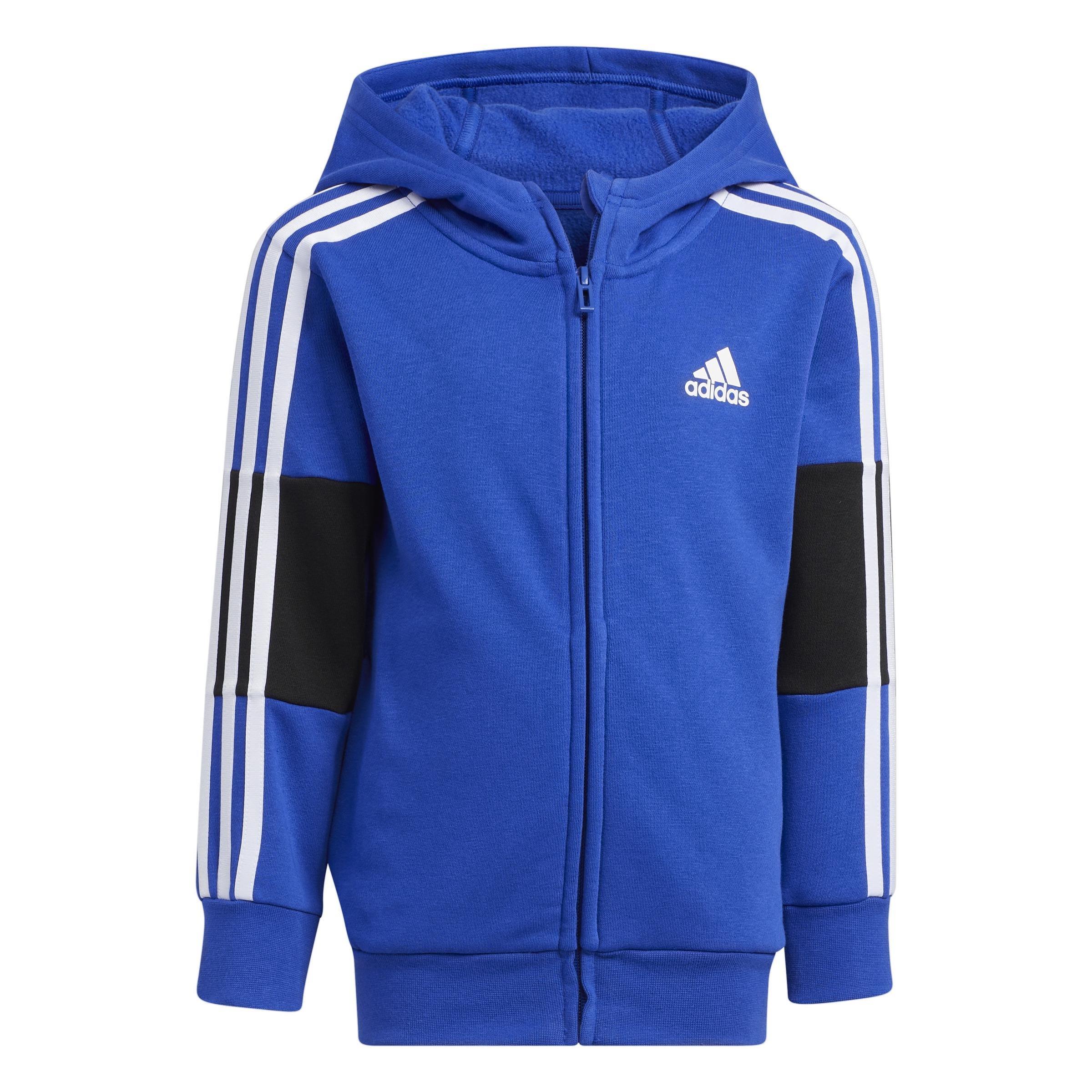 Unisex Kids 3-Stripes Tracksuit, Blue, A901_ONE, large image number 7