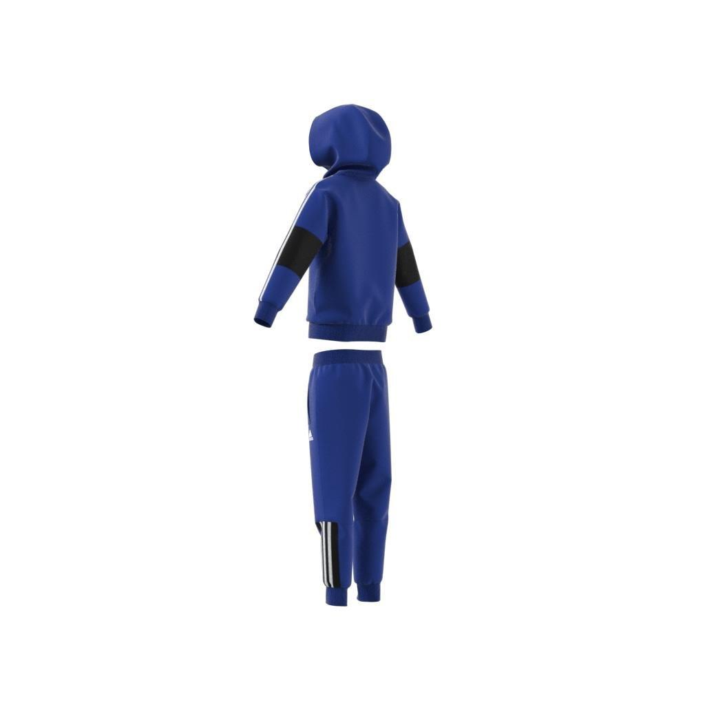 Unisex Kids 3-Stripes Tracksuit, Blue, A901_ONE, large image number 8