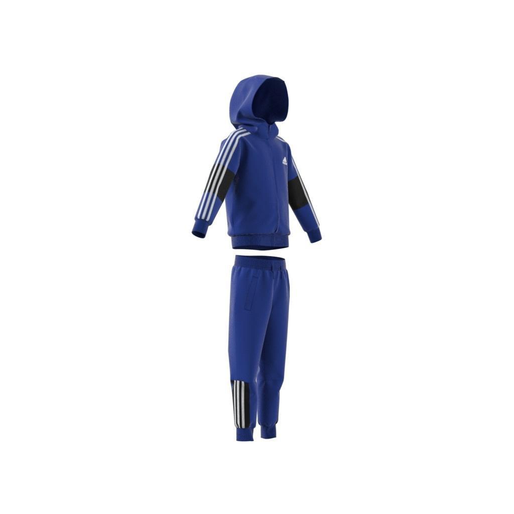 Unisex Kids 3-Stripes Tracksuit, Blue, A901_ONE, large image number 13