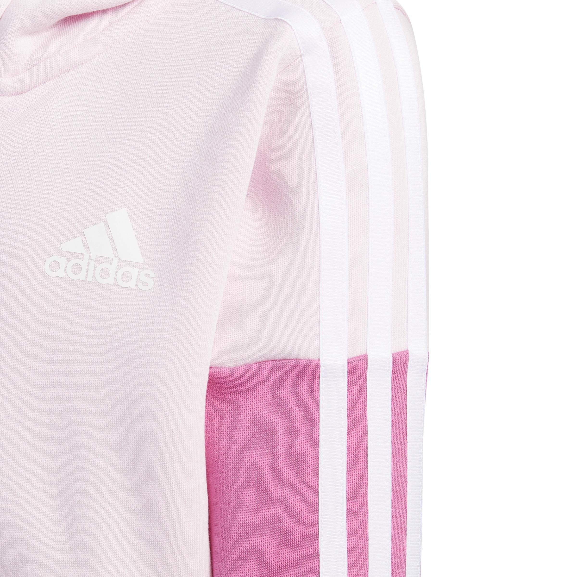 Unisex Kids 3-Stripes Tracksuit, Pink, , large image number 4