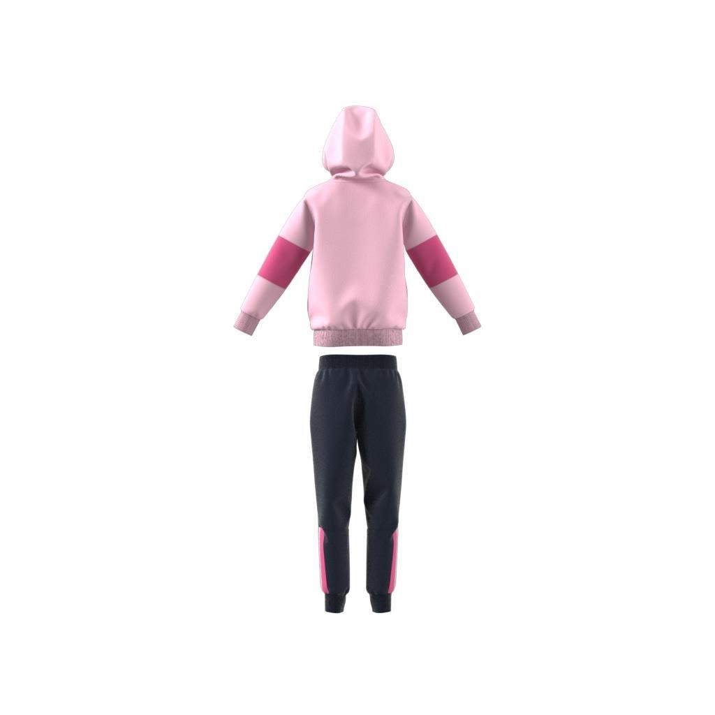 Unisex Kids 3-Stripes Tracksuit, Pink, , large image number 6