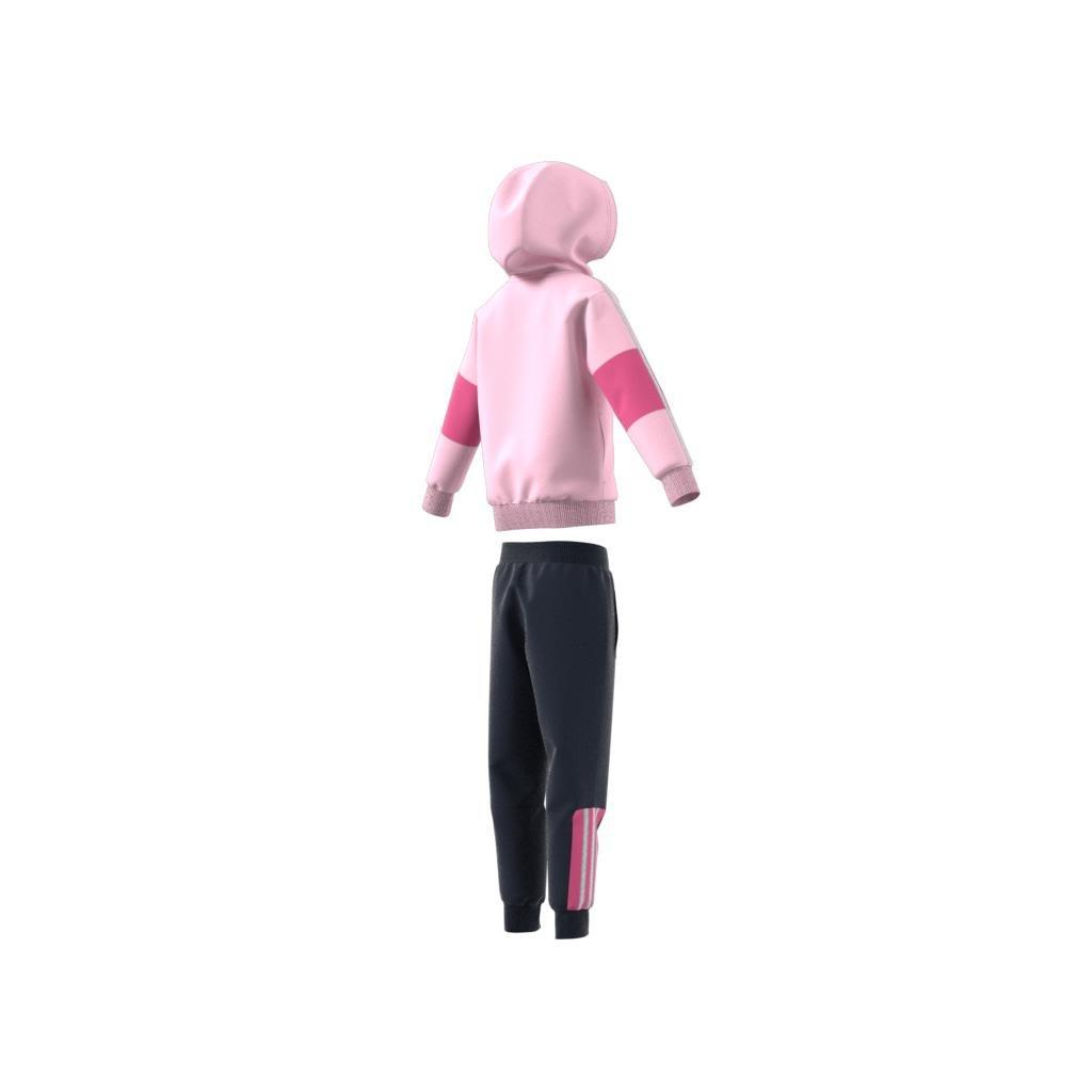 Unisex Kids 3-Stripes Tracksuit, Pink, , large image number 9