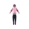Kids Unisex 3-Stripes Tracksuit, Pink, A901_ONE, thumbnail image number 14