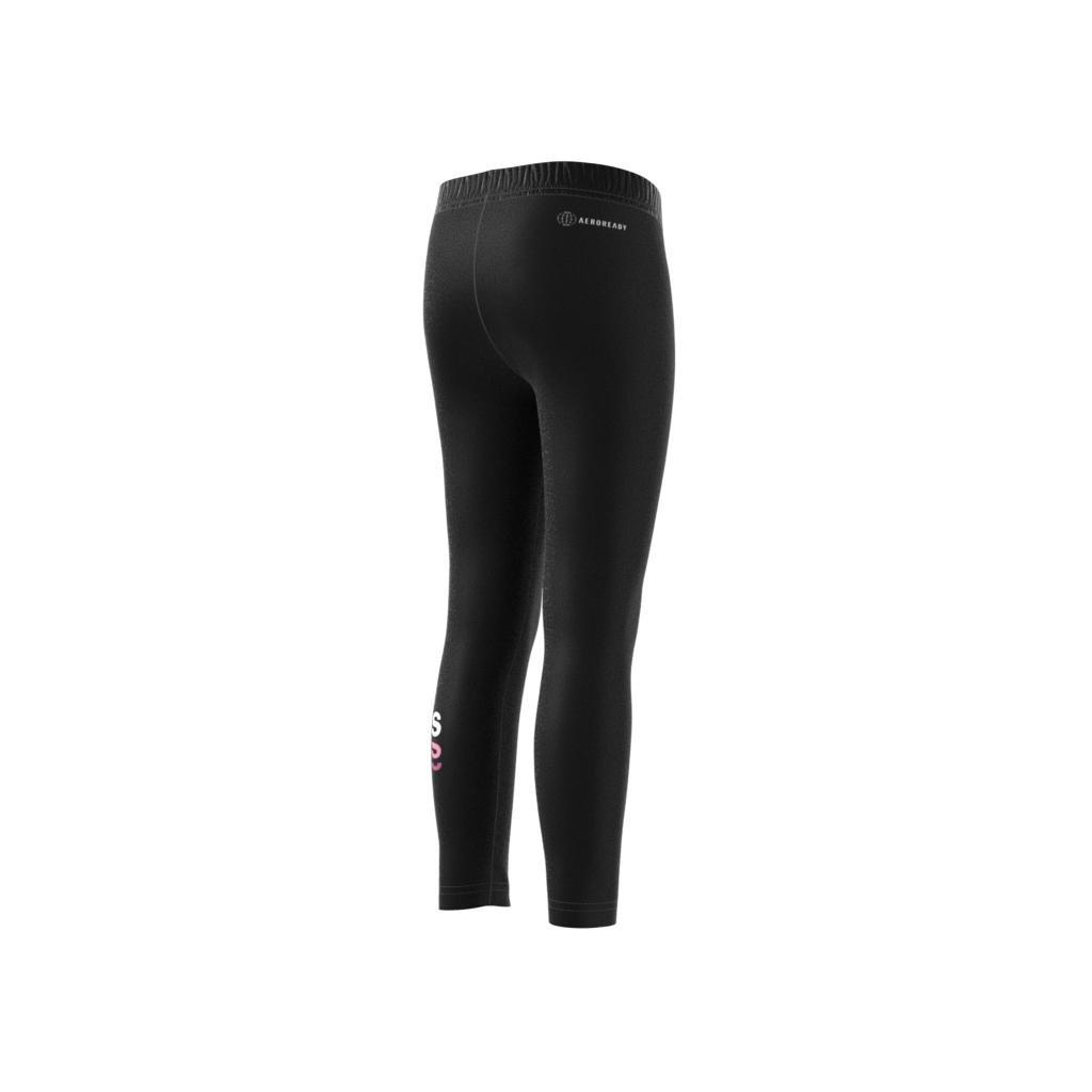 Kids Badge Of Sport Logo Leggings, Black, A901_ONE, large image number 13