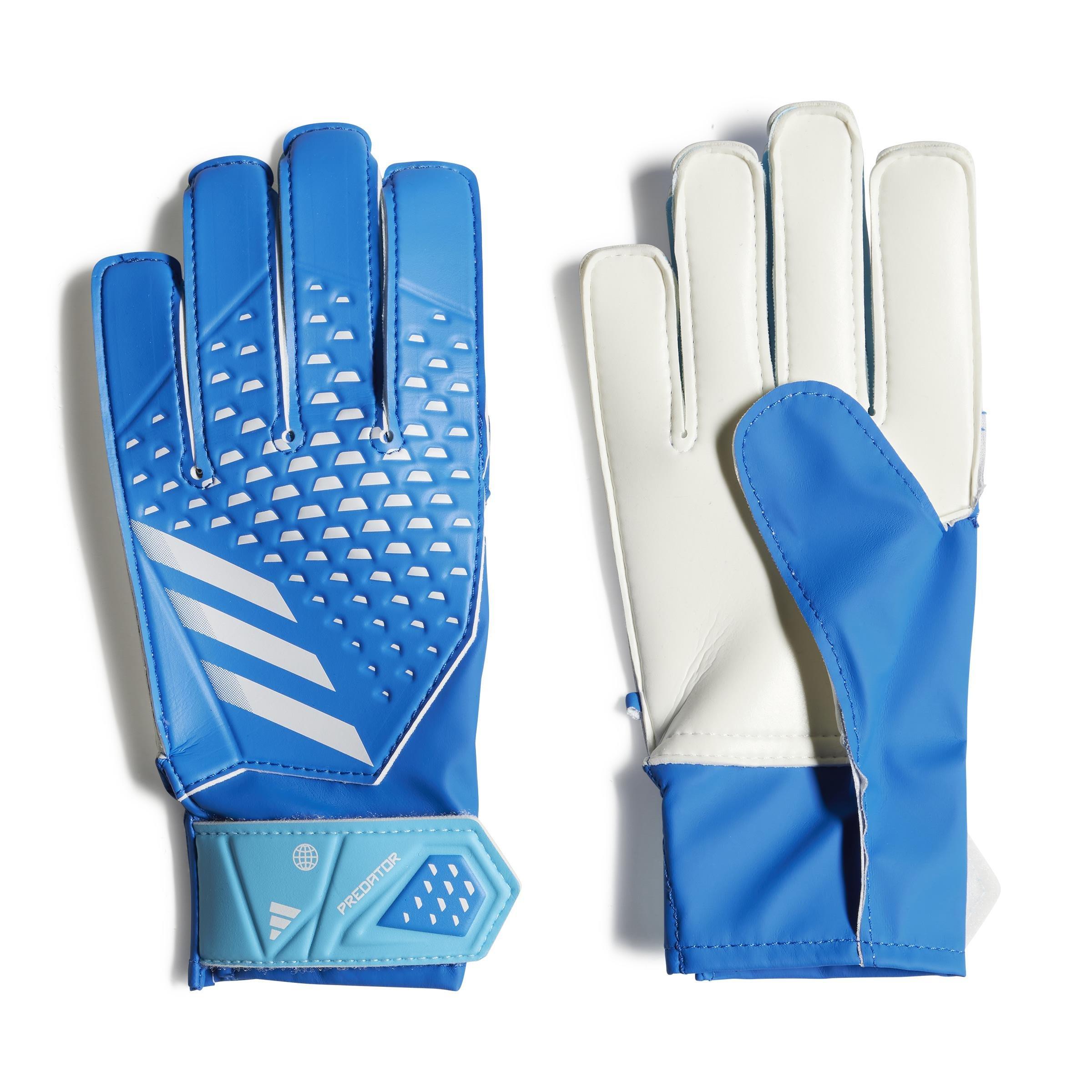 Unisex Kids Predator Training Goalkeeper Gloves, Blue, , large image number 0
