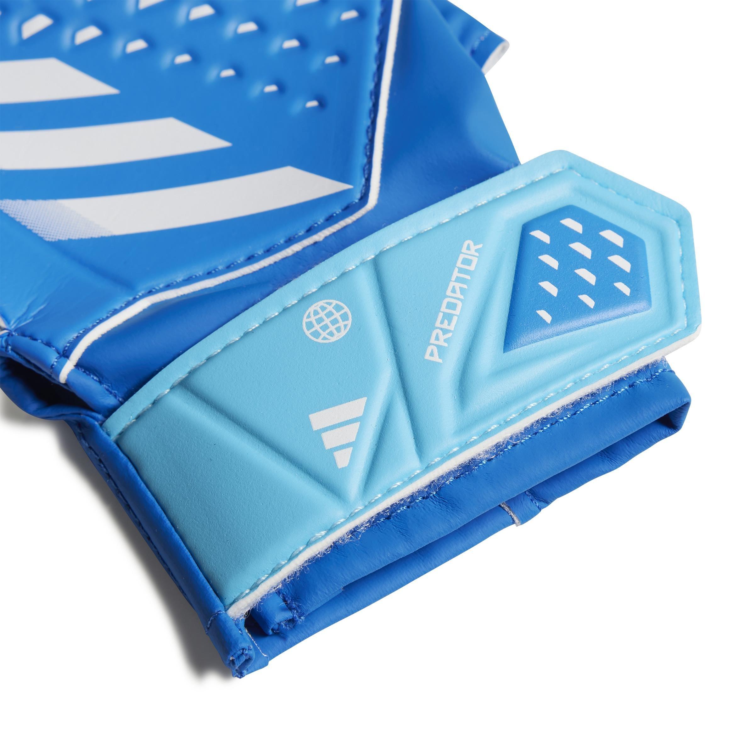 Unisex Kids Predator Training Goalkeeper Gloves, Blue, , large image number 2