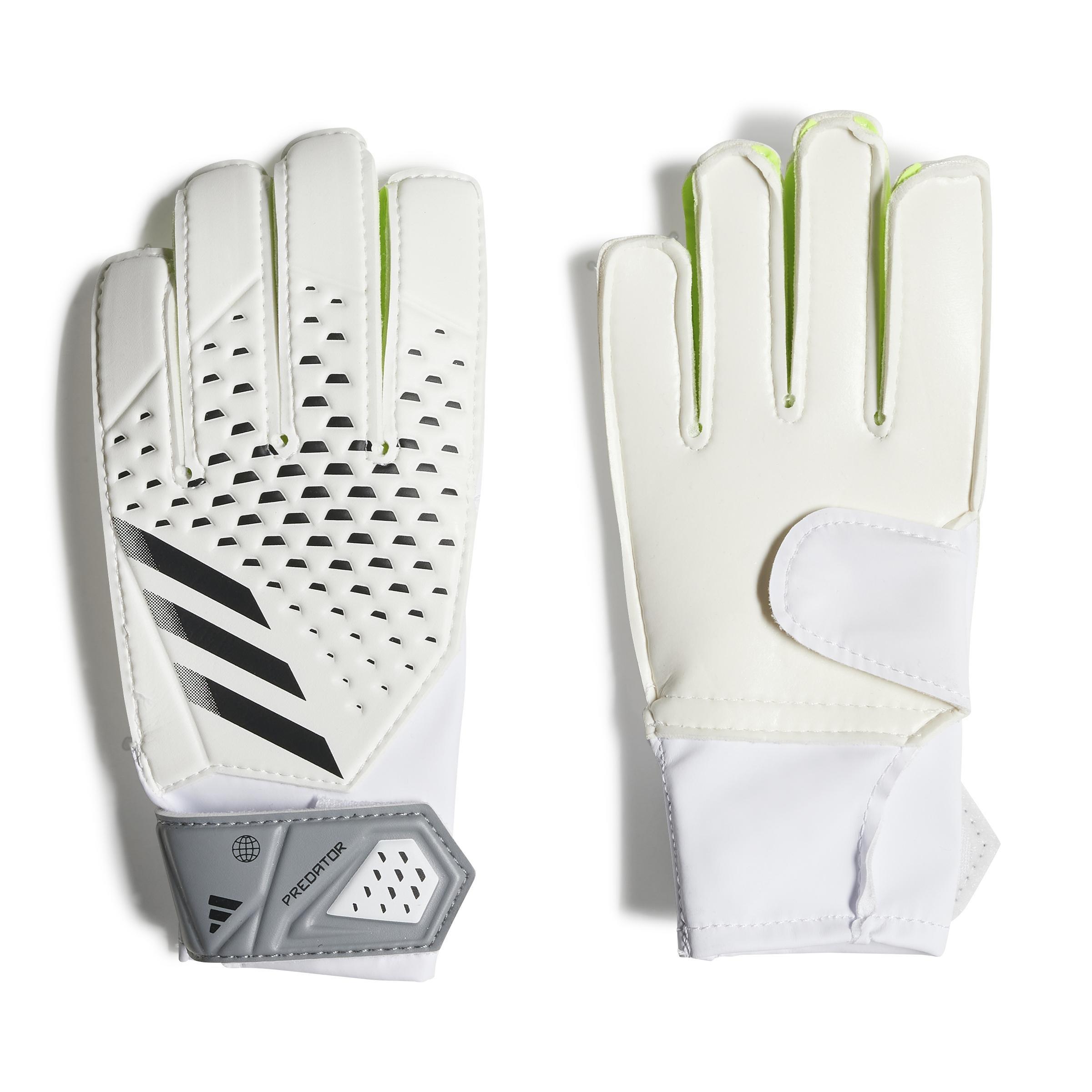 Unisex Kids Predator Training Goalkeeper Gloves, White, , large image number 0