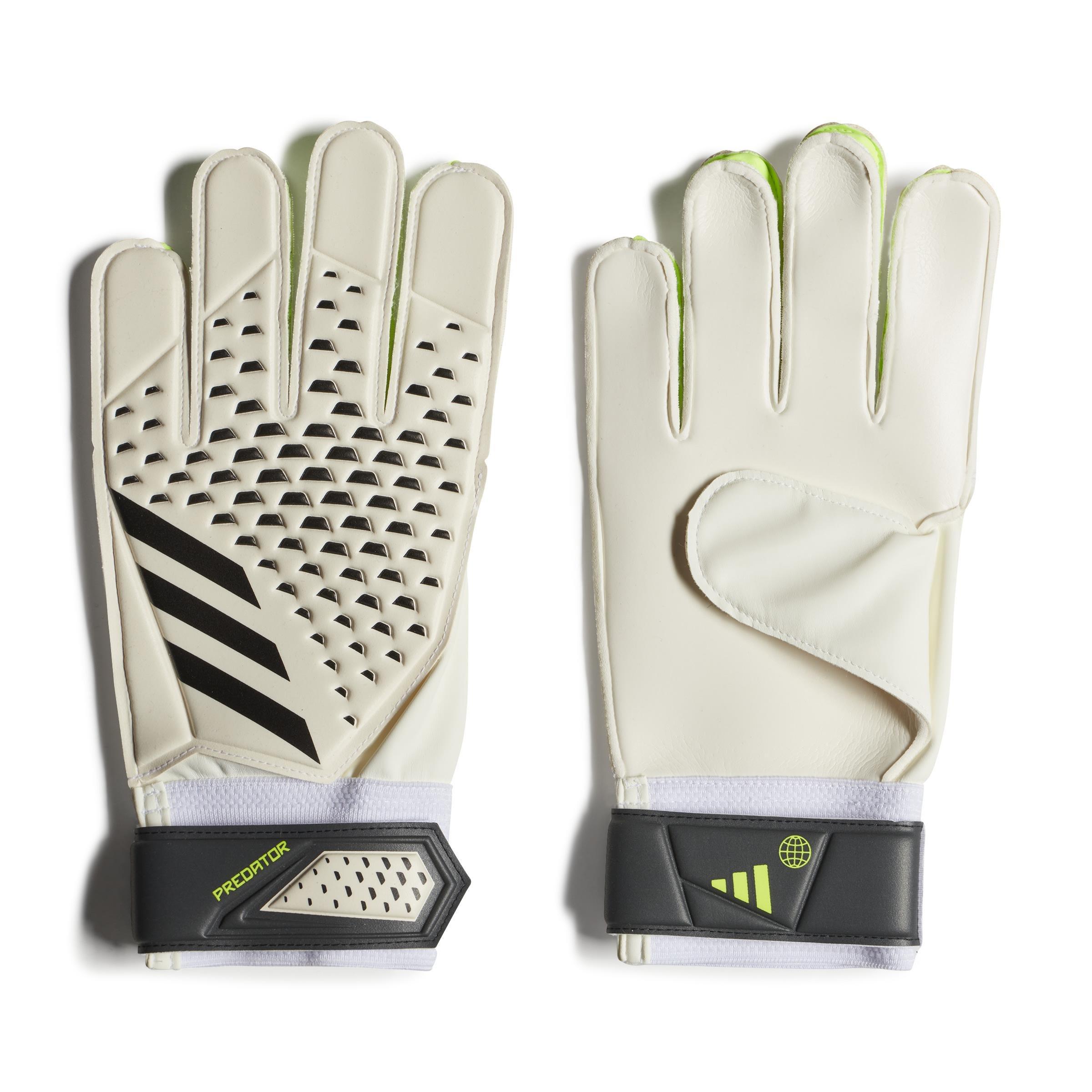Unisex Predator Training Goalkeeper Gloves, White, A901_ONE, large image number 0