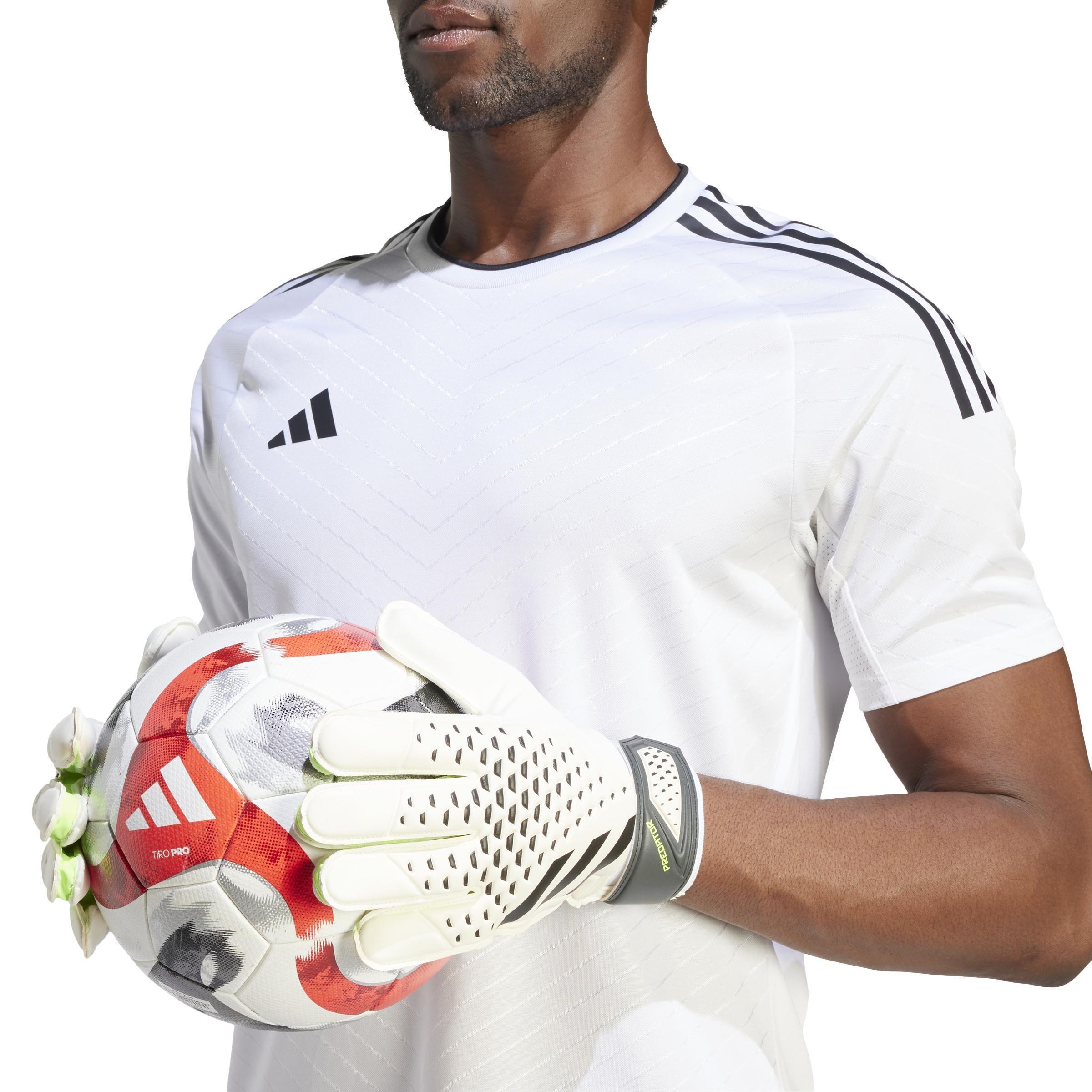 Unisex Predator Training Goalkeeper Gloves, White, A901_ONE, large image number 1