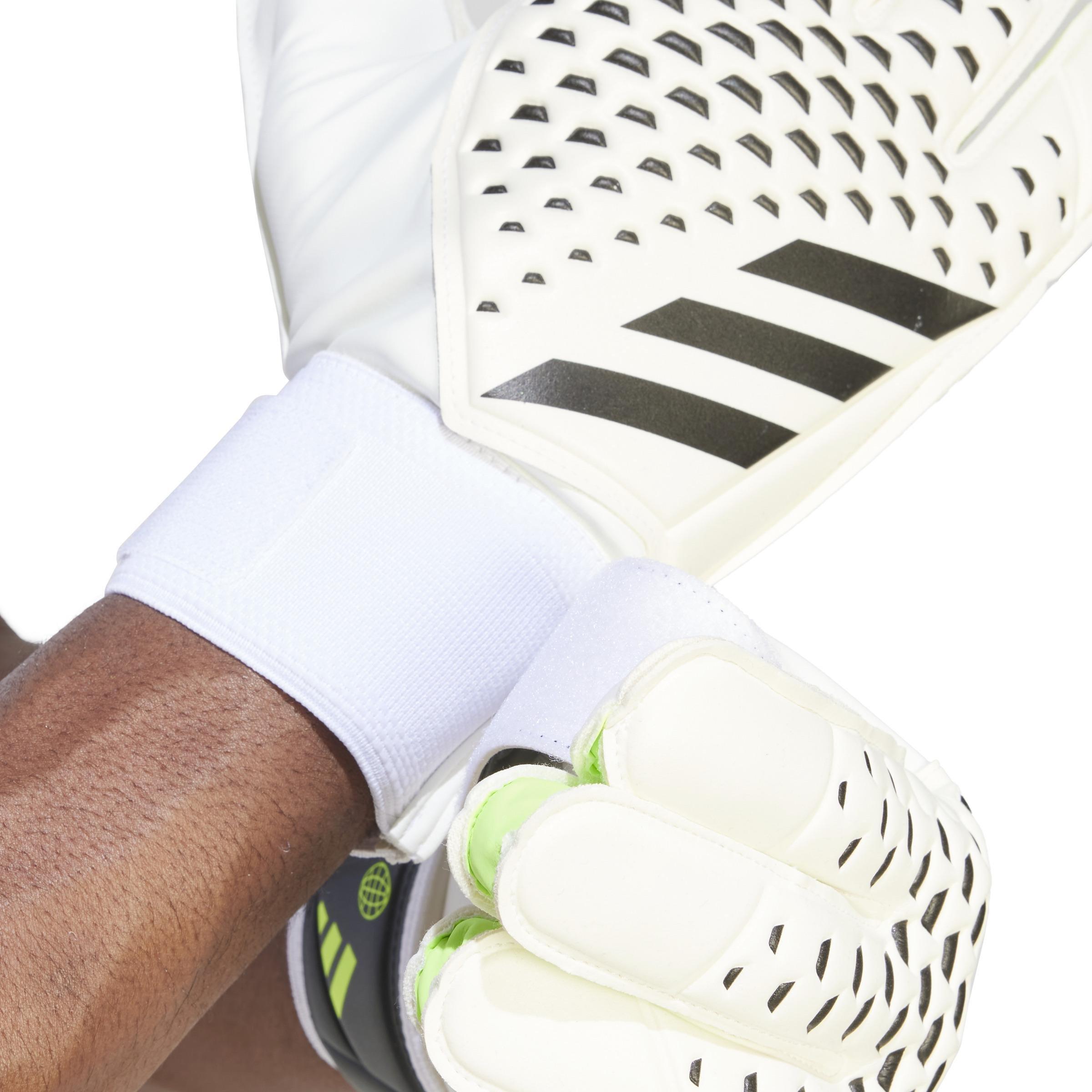 Unisex Predator Training Goalkeeper Gloves, White, A901_ONE, large image number 3