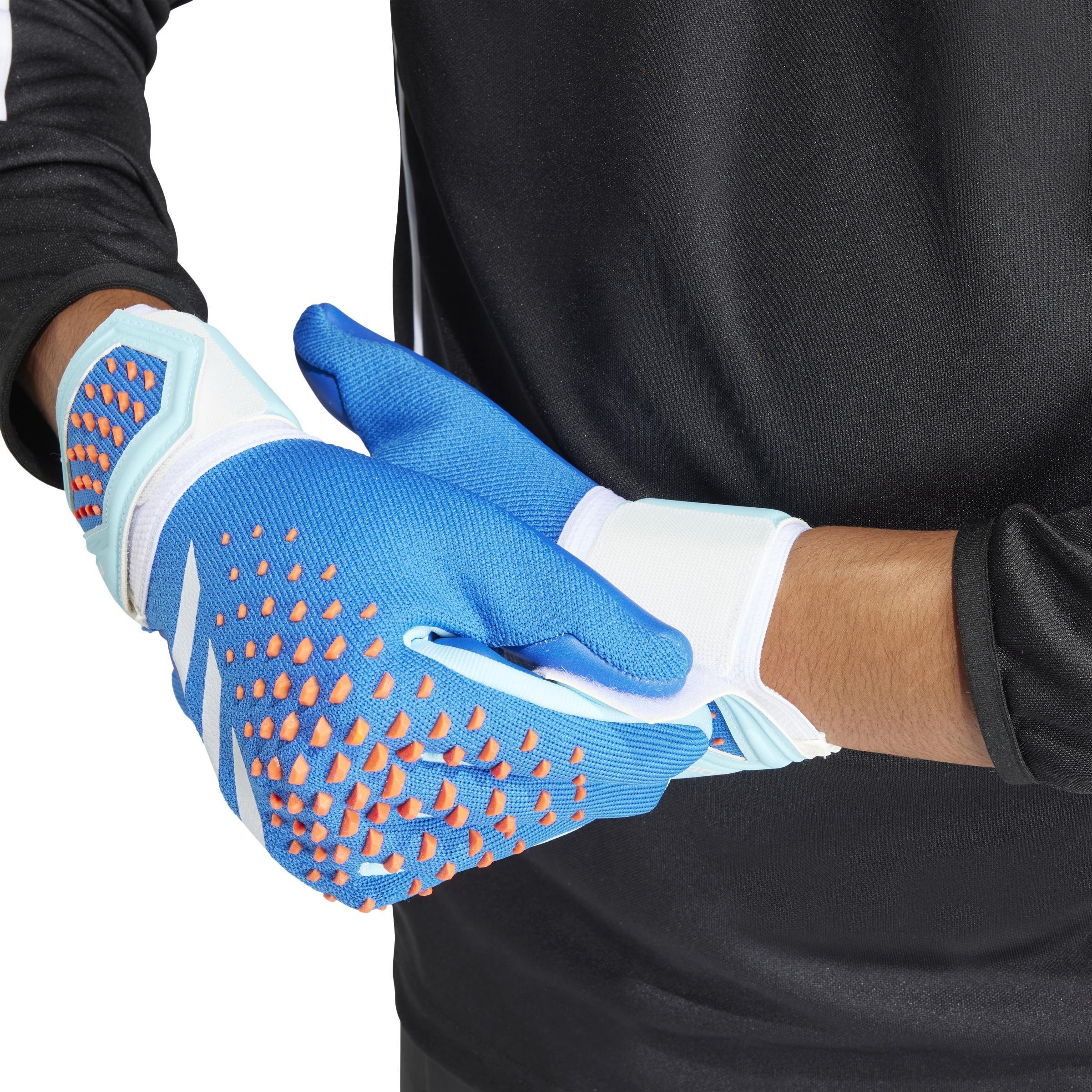 Unisex Predator League Goalkeeper Gloves, Blue, A901_ONE, large image number 3