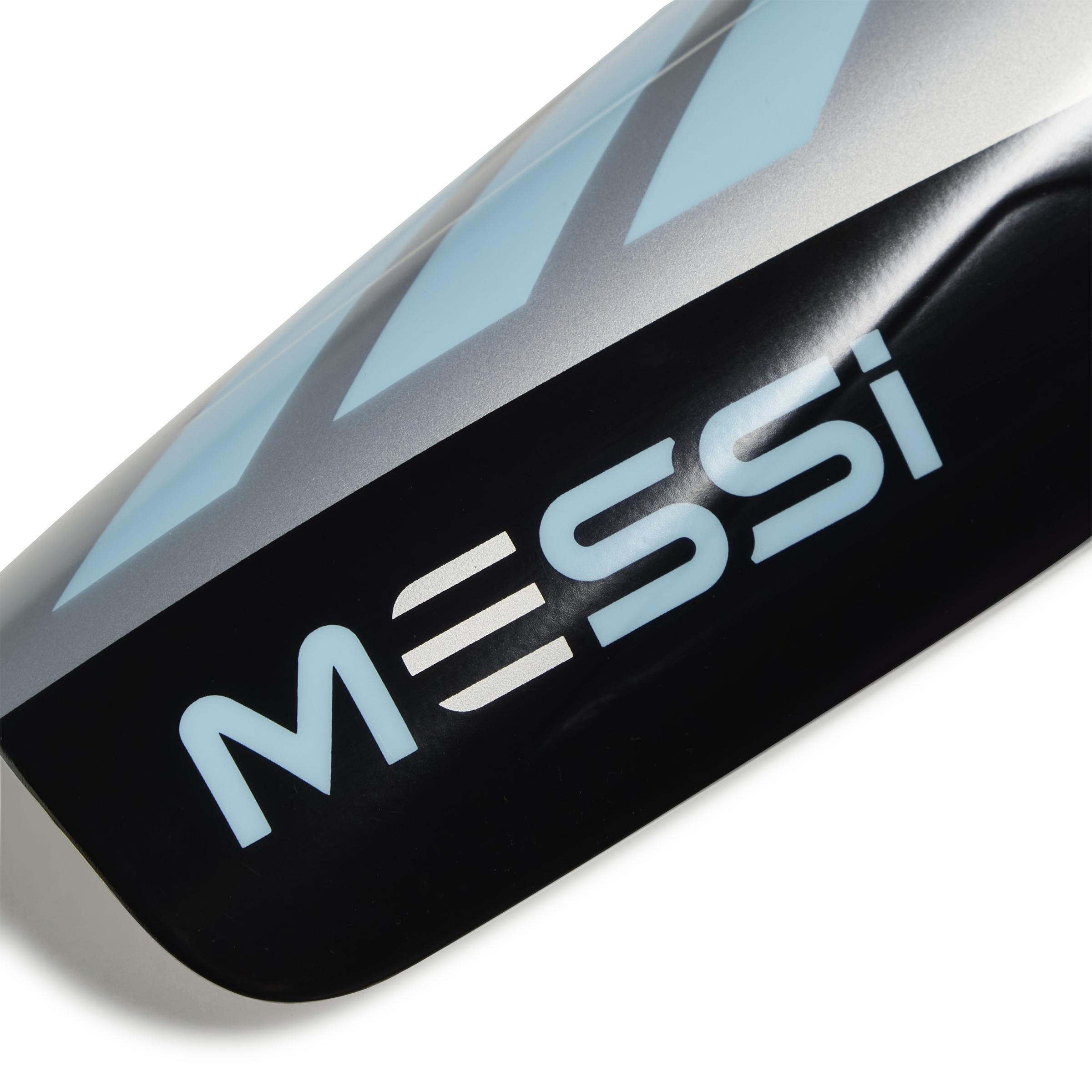 Unisex Messi Club Shin Guards, Silver, A901_ONE, medium