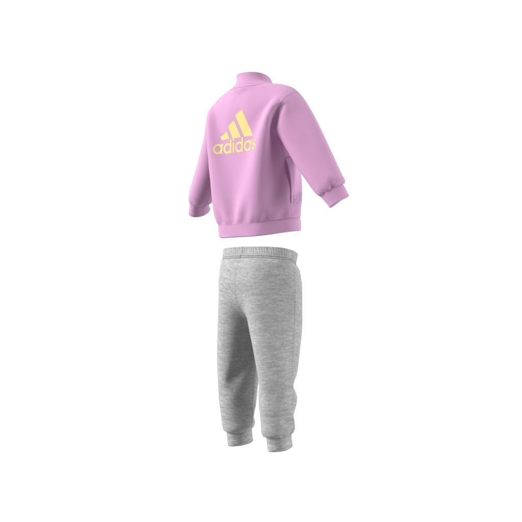 Unisex Kids Brand Love Golden Jacket And Jogger Set, Purple, A901_ONE, large image number 7