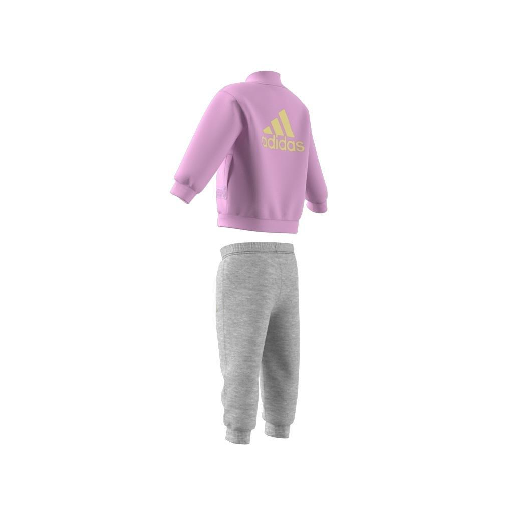 Unisex Kids Brand Love Golden Jacket And Jogger Set, Purple, A901_ONE, large image number 10
