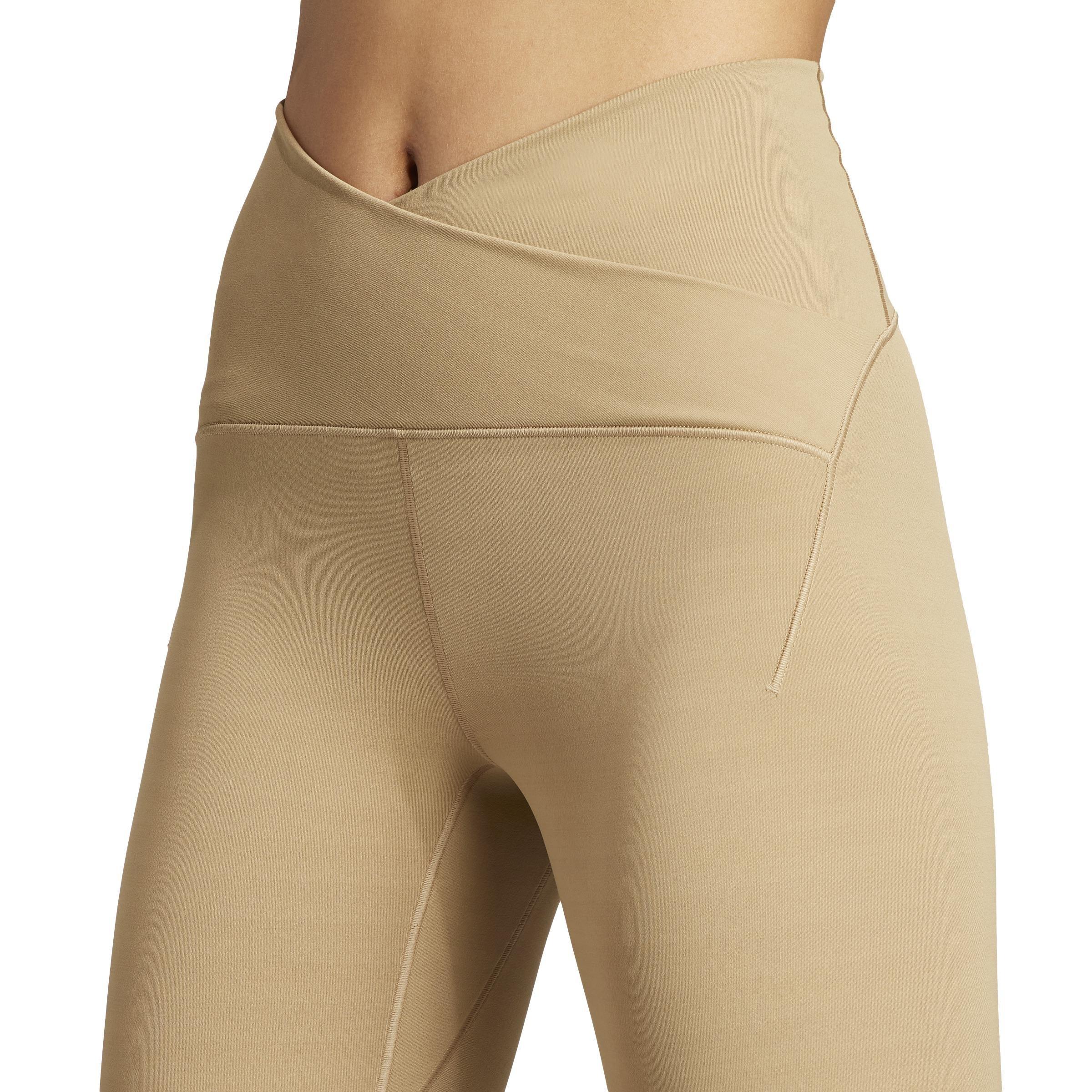 Yoga Studio Luxe Crossover Waistband 7/8 Leggings, Brown, A901_ONE, large image number 3