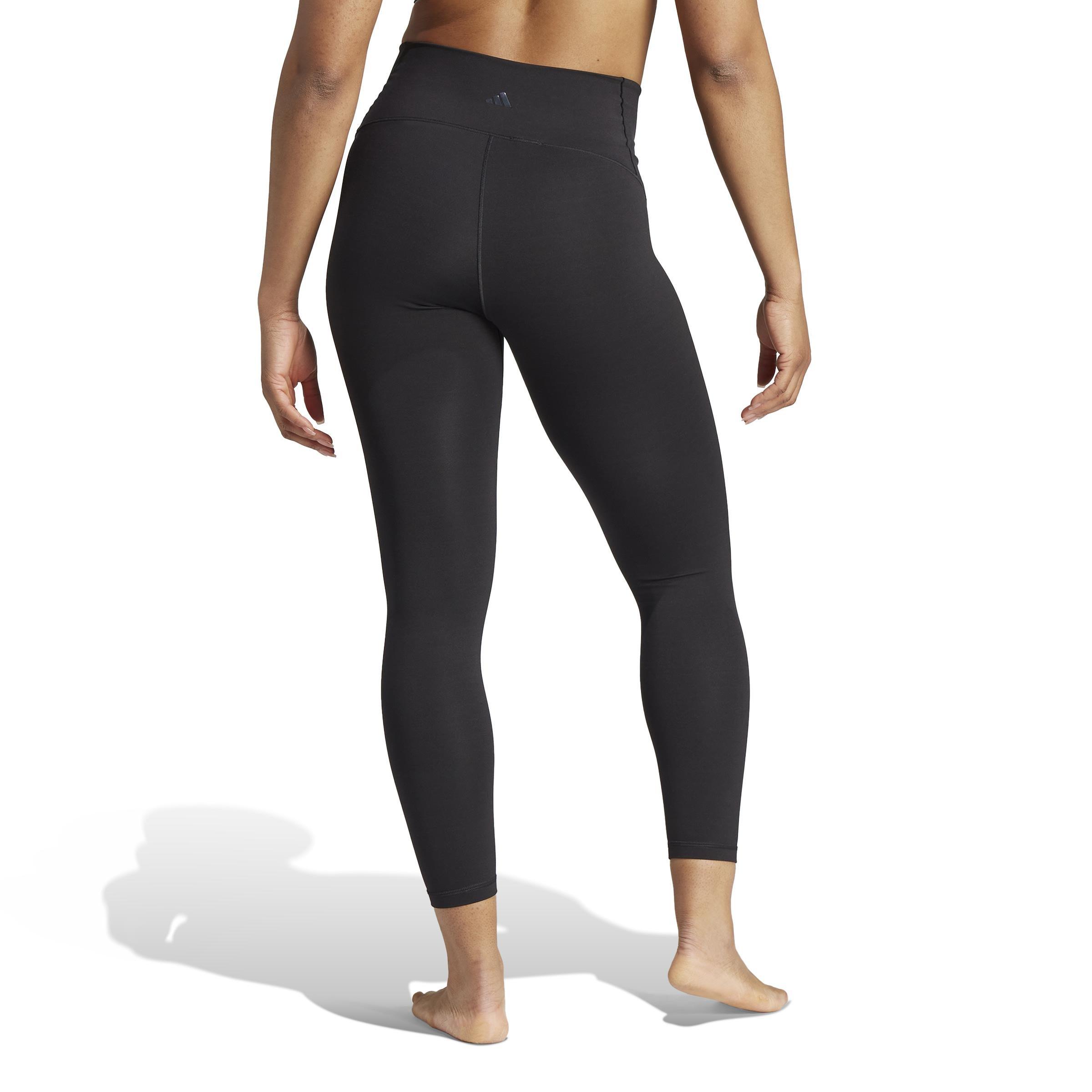 Yoga Studio Luxe Crossover Waistband 7/8 Leggings, Black, A901_ONE, large image number 2