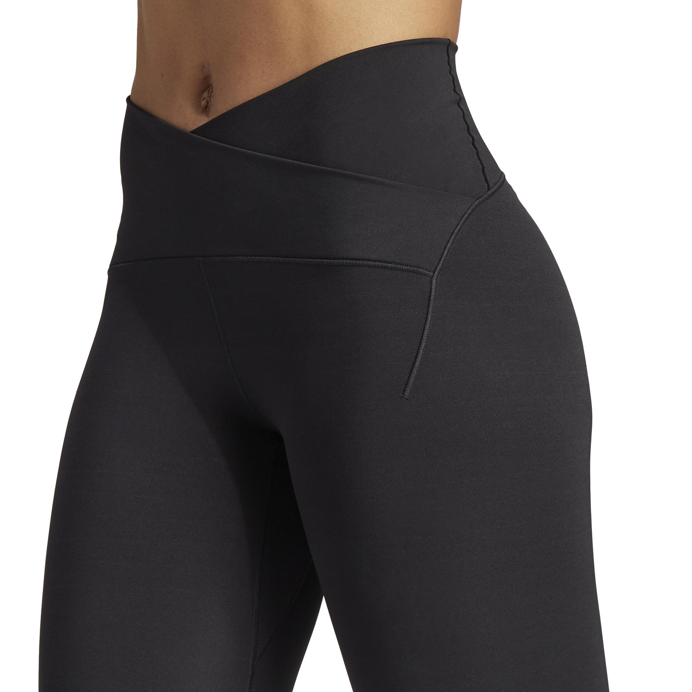 Yoga Studio Luxe Crossover Waistband 7/8 Leggings, Black, A901_ONE, large image number 4