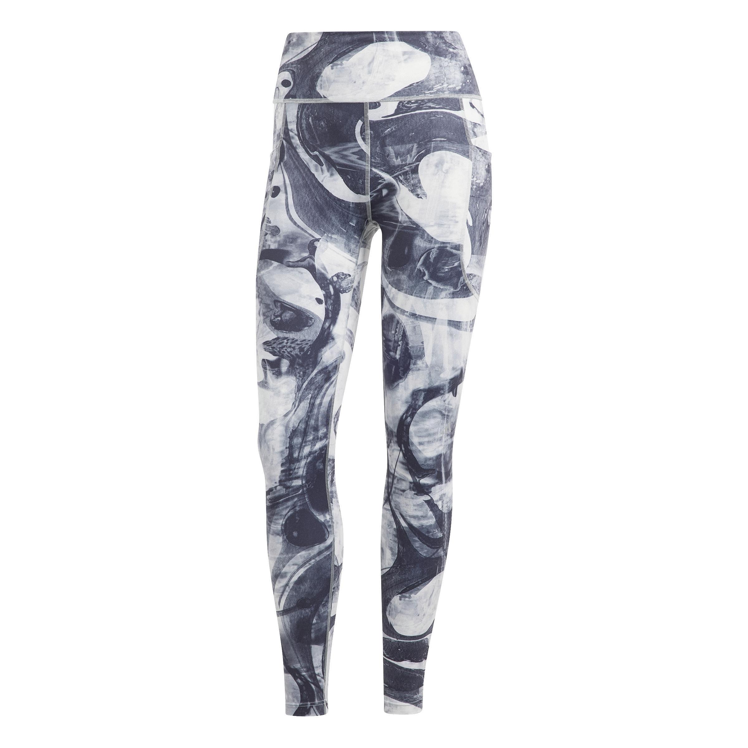 Daily Run Print 7/8 Leggings, Grey, , large image number 0