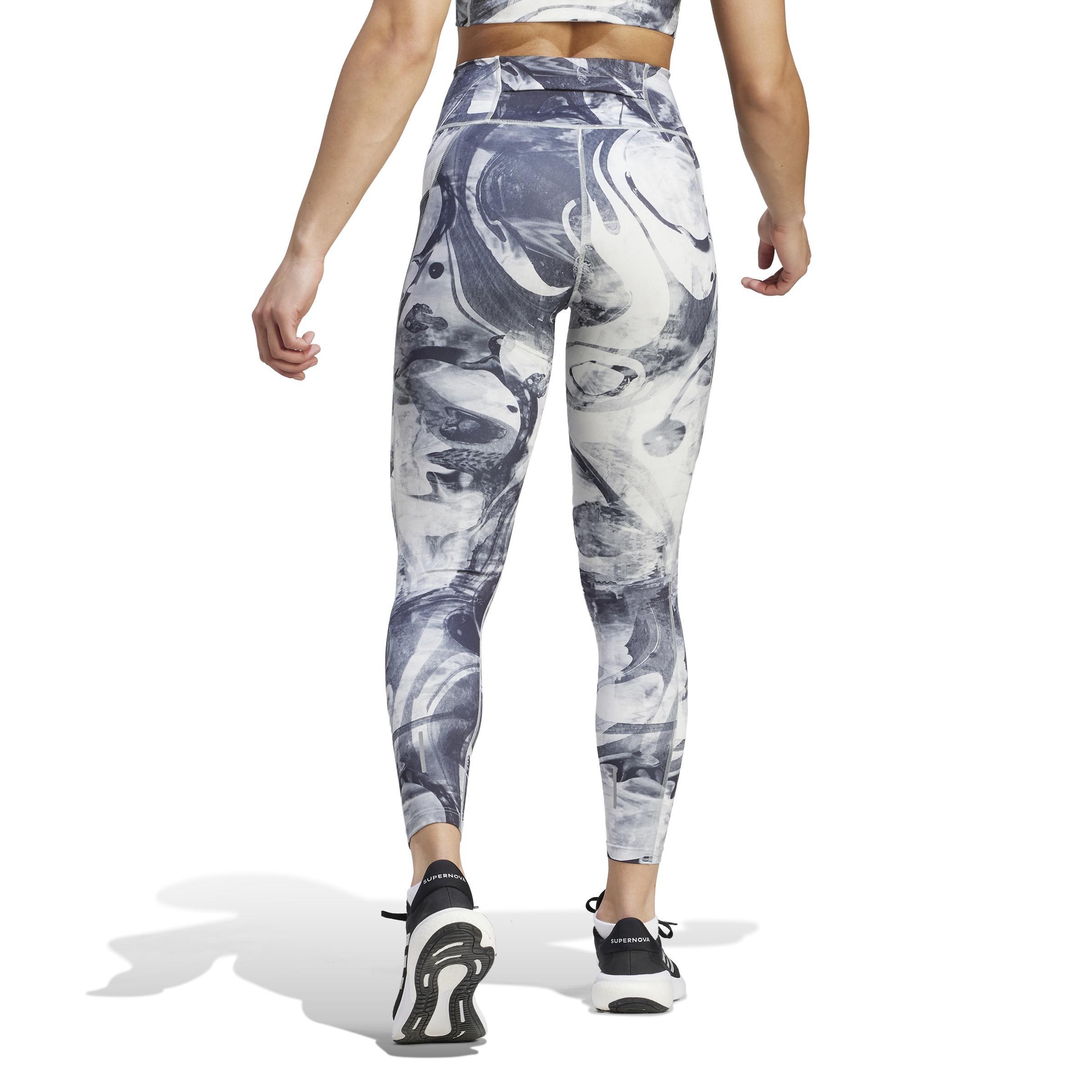 Daily Run Print 7/8 Leggings, Grey, , large image number 2