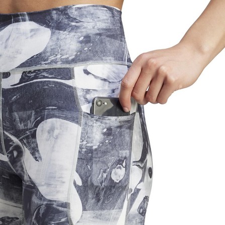 Women Daily Run Print 7/8 Leggings, Grey, A901_ONE, large image number 3