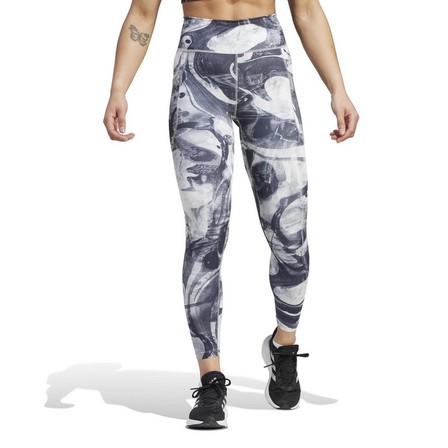 Women Daily Run Print 7/8 Leggings, Grey, A901_ONE, large image number 6