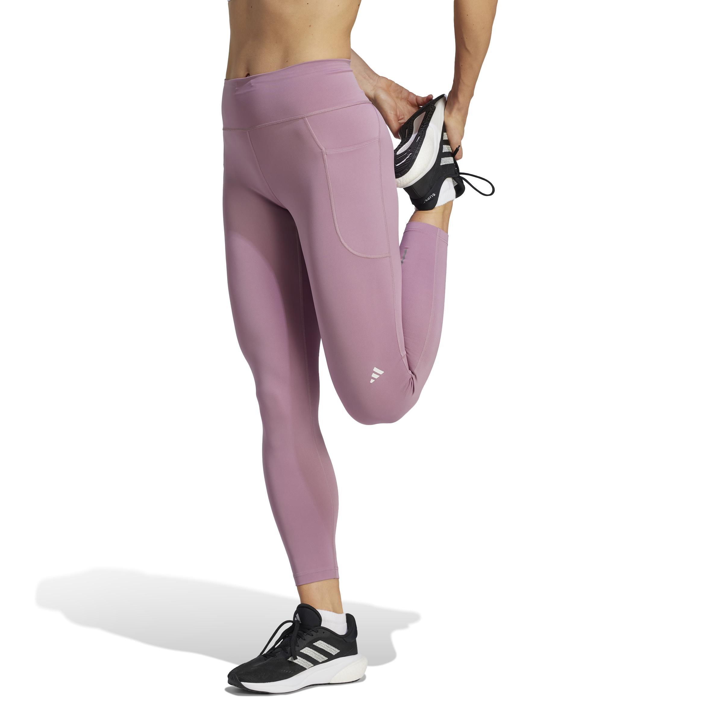 Women Dailyrun 7/8 Leggings, Pink, A901_ONE, large image number 0