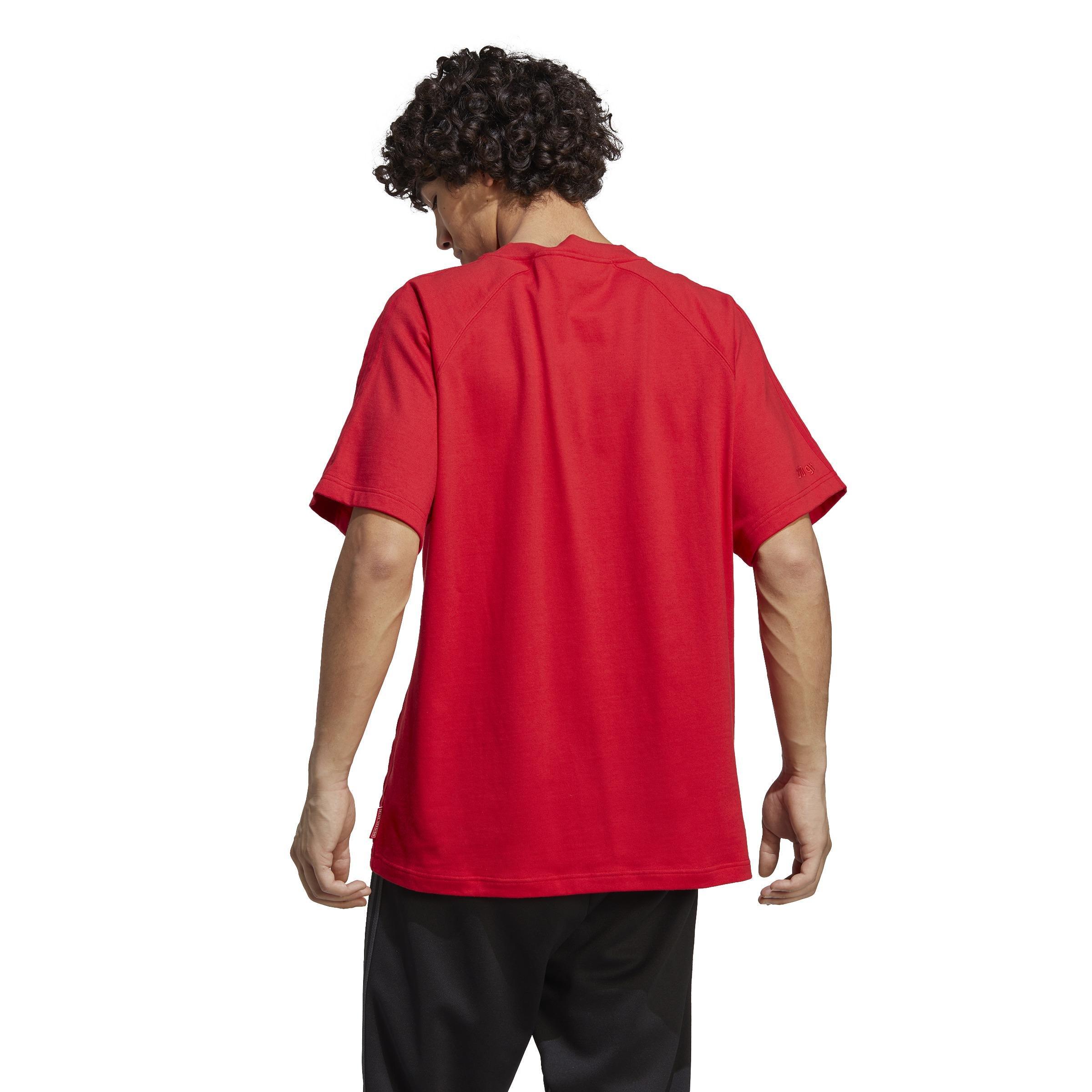 Men Essentials T-Shirt, Red, A901_ONE, large image number 3