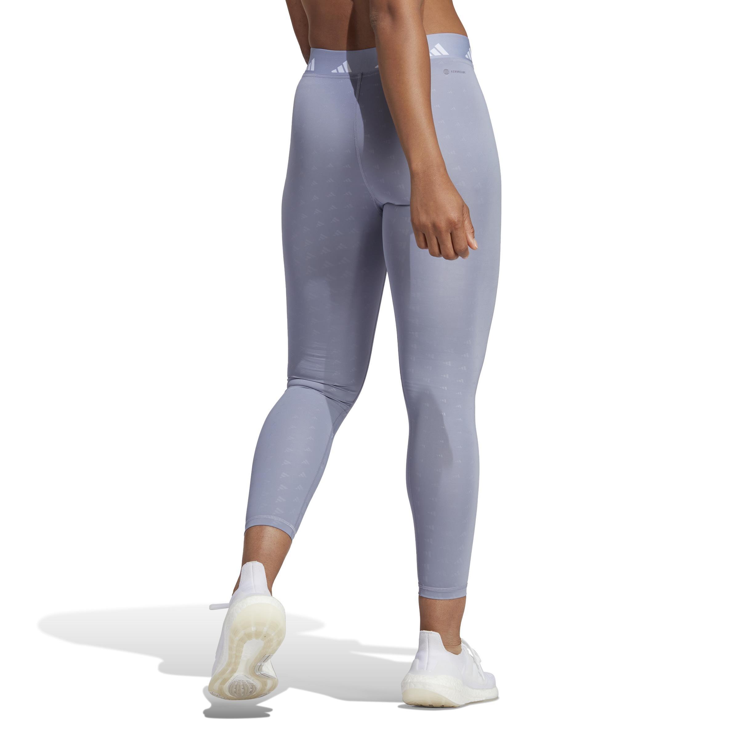Techfit Brand Love 7/8 Leggings, Purple, A901_ONE, medium