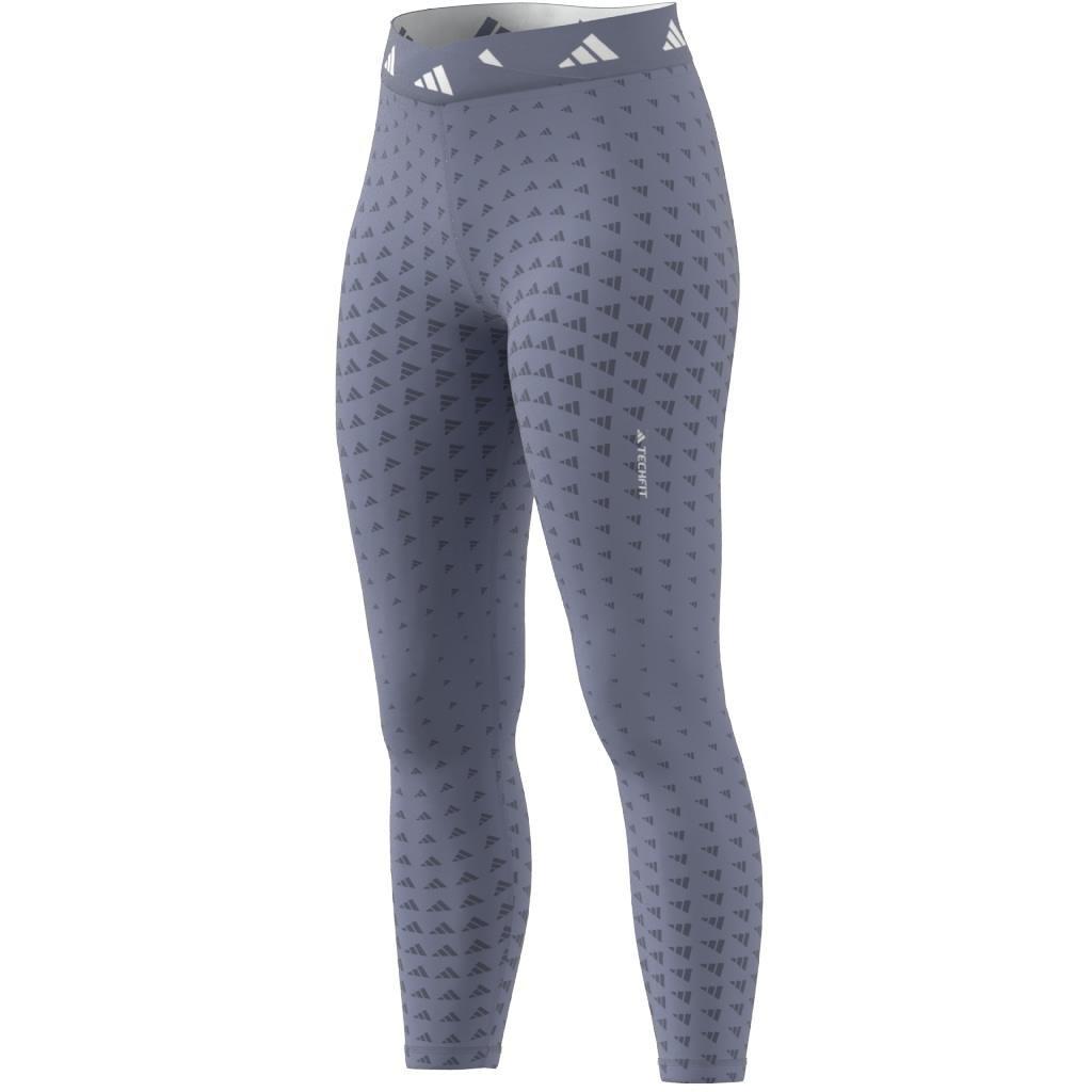 Techfit Brand Love 7/8 Leggings, Purple, A901_ONE, large image number 5