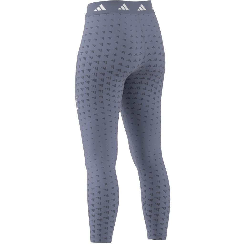 Techfit Brand Love 7/8 Leggings, Purple, A901_ONE, large image number 9