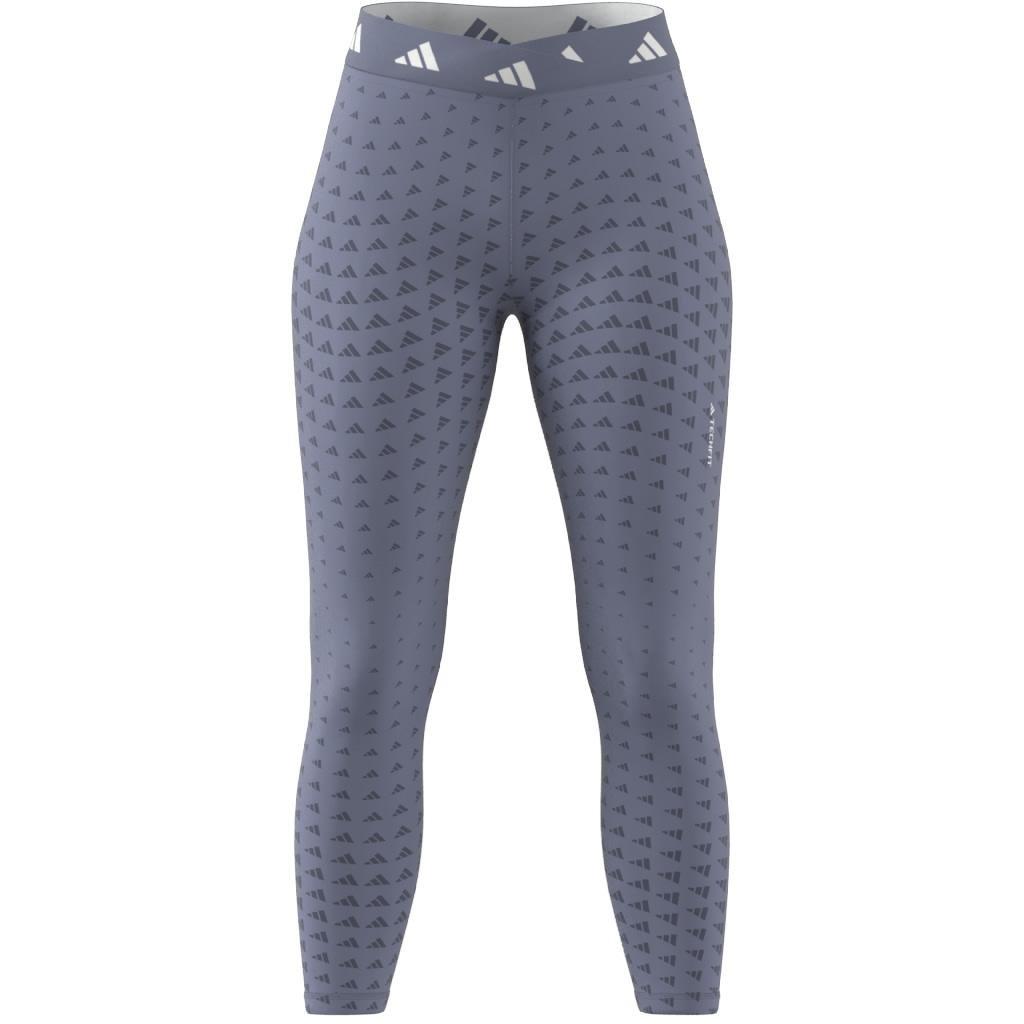 Techfit Brand Love 7/8 Leggings, Purple, A901_ONE, large image number 11
