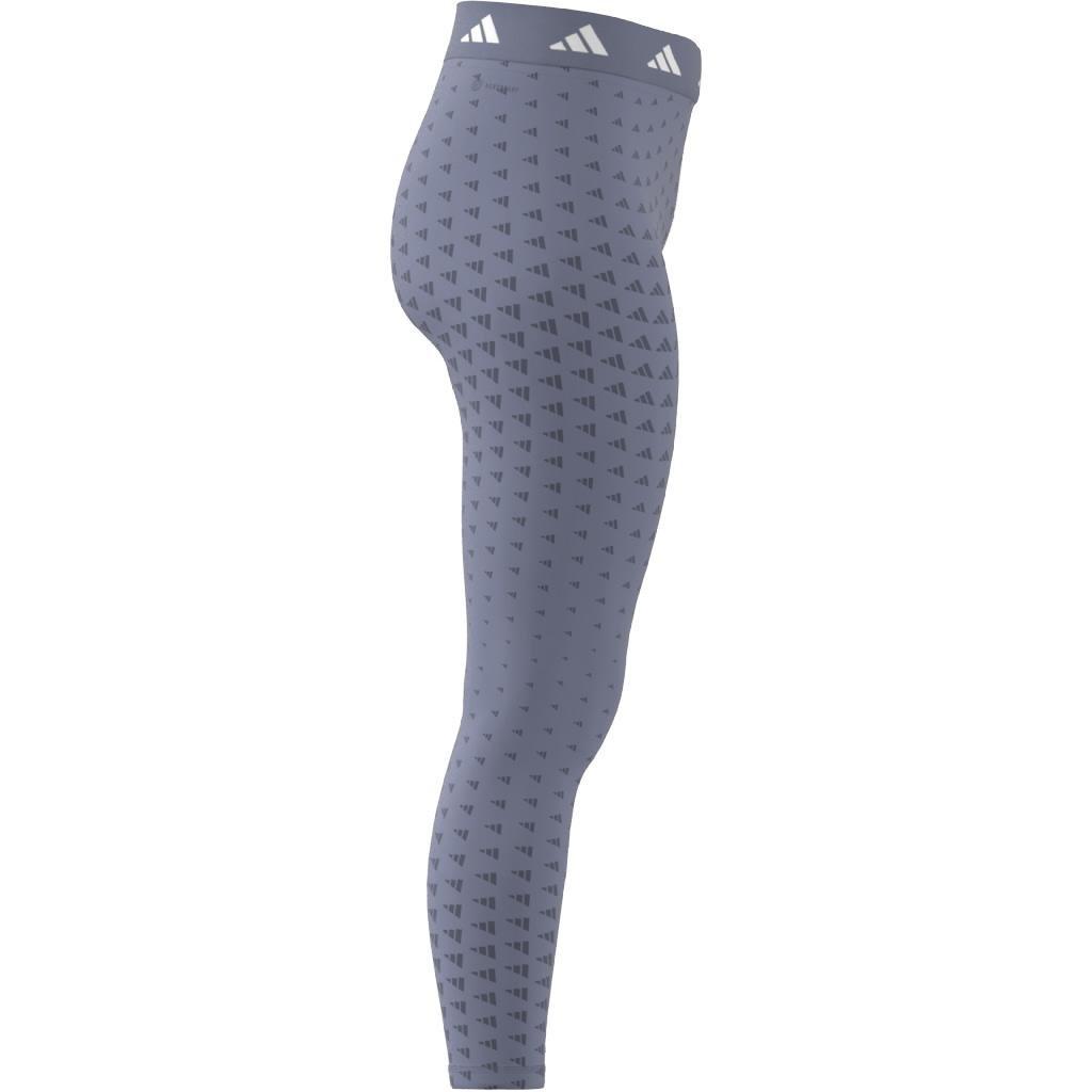 Techfit Brand Love 7/8 Leggings, Purple, A901_ONE, large image number 12