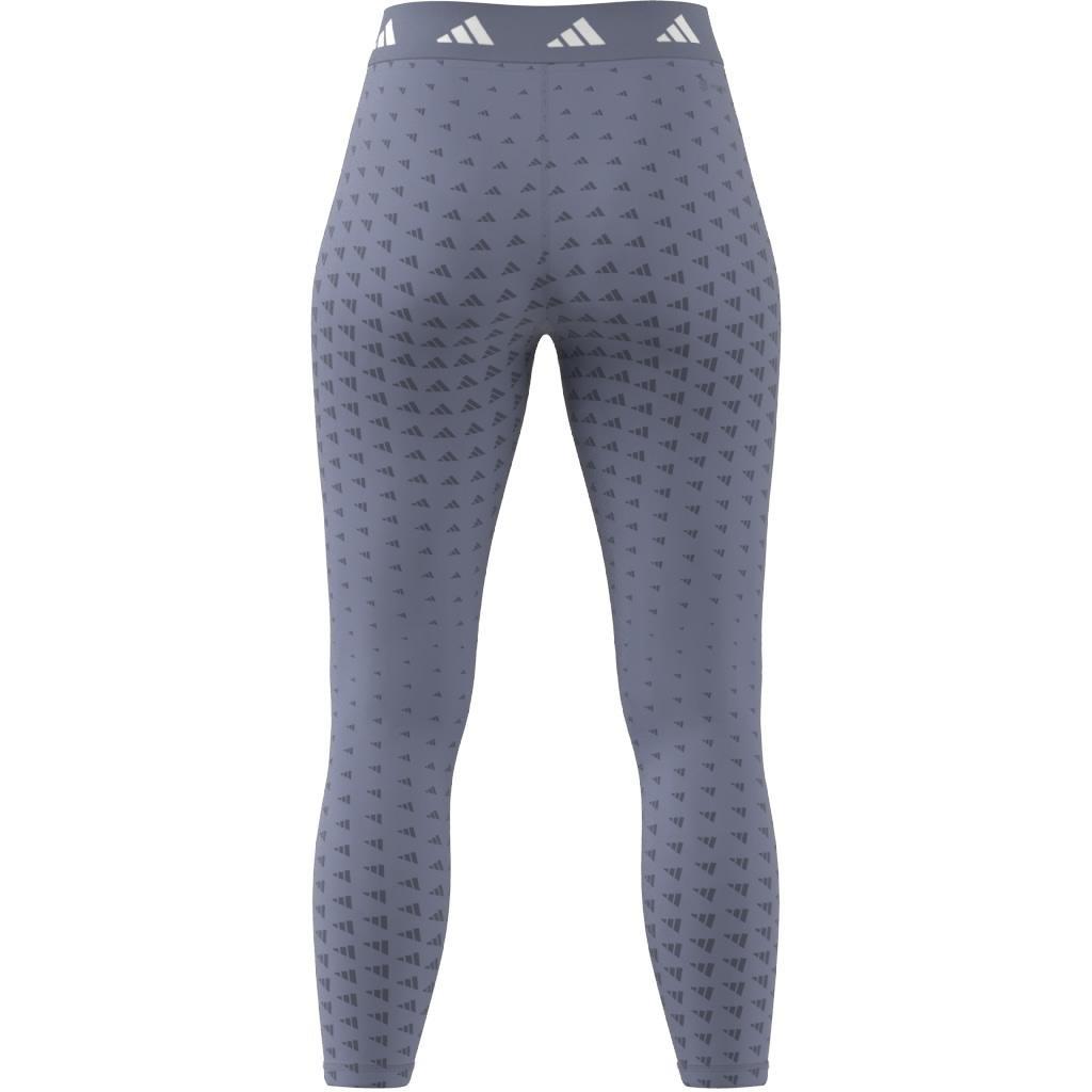 Techfit Brand Love 7/8 Leggings, Purple, A901_ONE, large image number 14