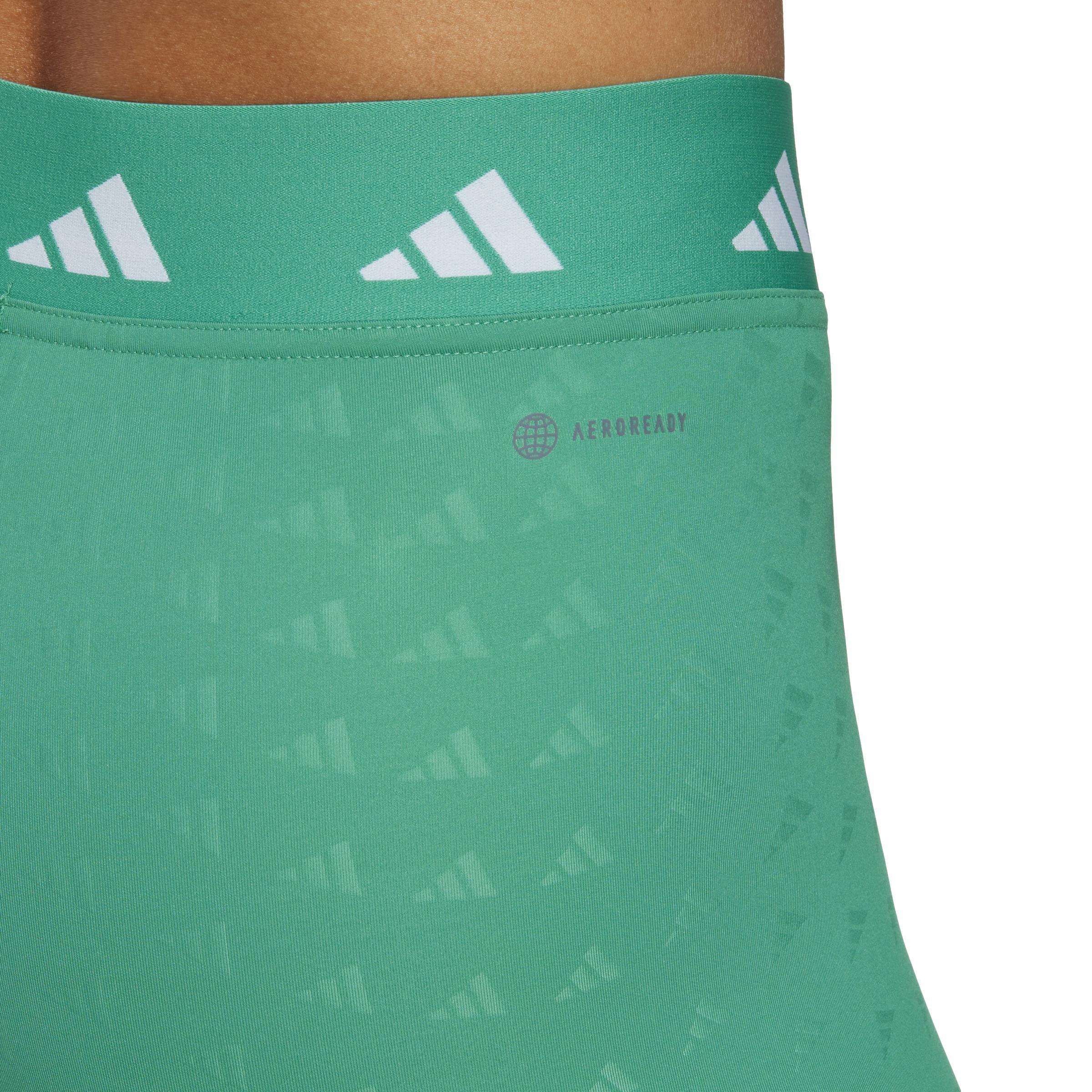 Techfit Brand Love 7/8 Leggings, Green, A901_ONE, large image number 3