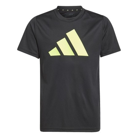 Kids Unisex Train Essentials Aeroready Logo T-Shirt, Black, A901_ONE, large image number 0