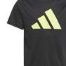 Kids Unisex Train Essentials Aeroready Logo T-Shirt, Black, A901_ONE, thumbnail image number 4