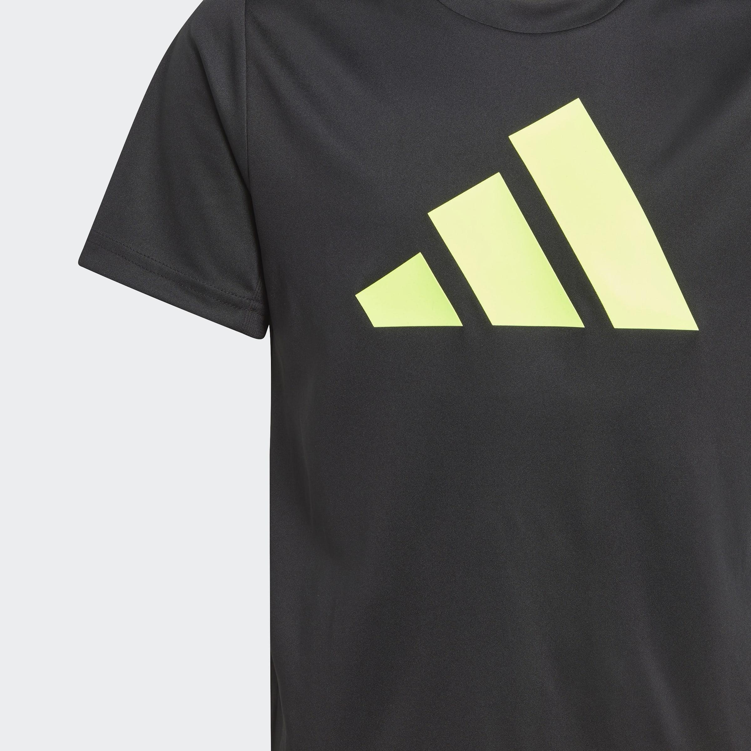 Unisex Kids Train Essentials AEROREADY Logo T-Shirt, Black, A901_ONE, large image number 4