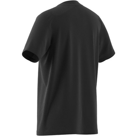 Kids Unisex Train Essentials Aeroready Logo T-Shirt, Black, A901_ONE, large image number 11