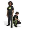 Kids Unisex Train Essentials Aeroready Logo T-Shirt, Black, A901_ONE, thumbnail image number 14