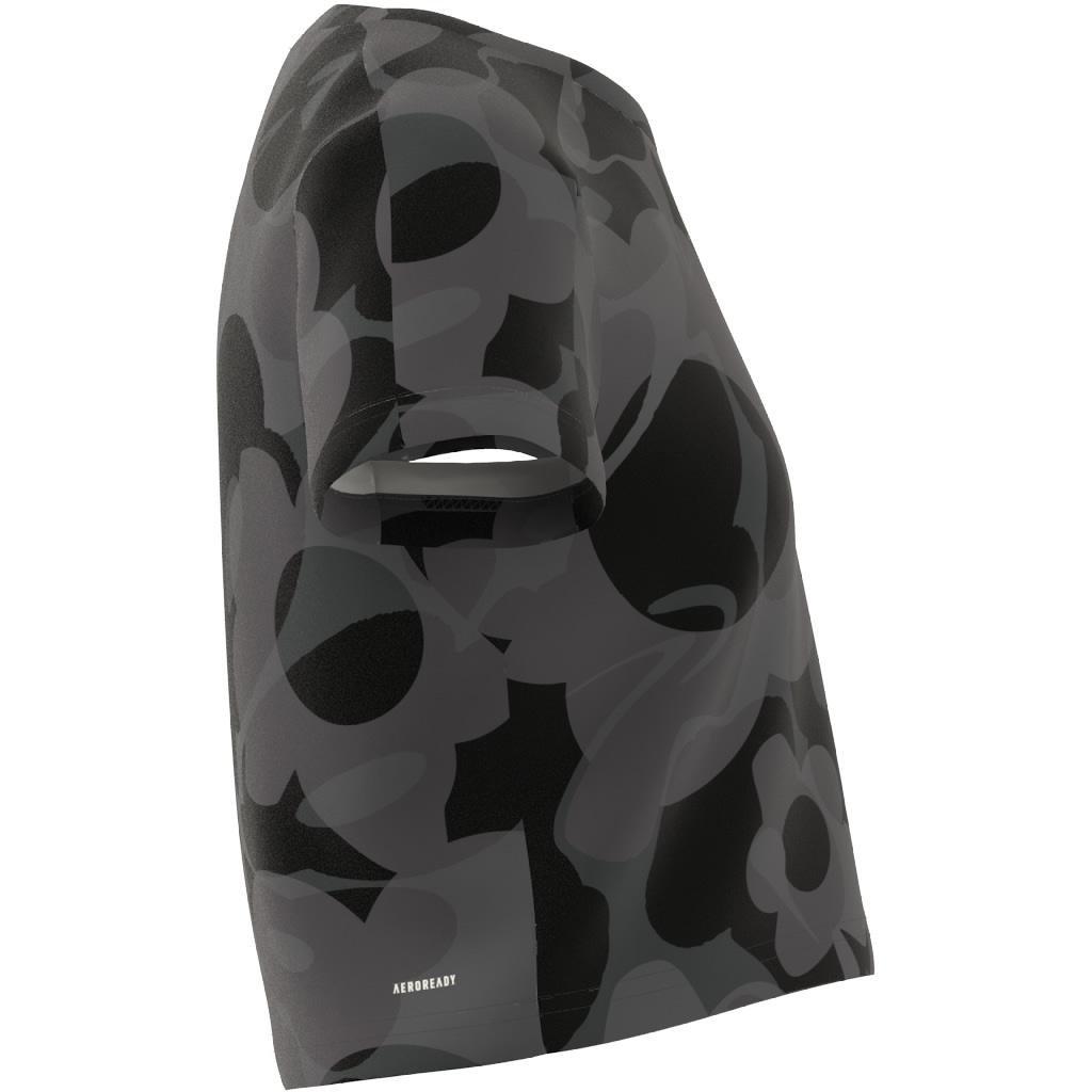 Kids Seasonal Print Crop T-Shirt, Black, A901_ONE, large image number 10