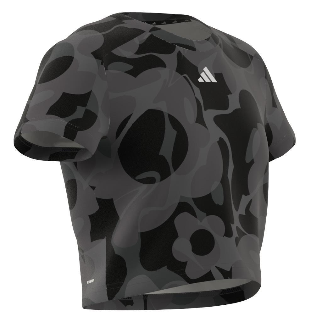 Kids Seasonal Print Crop T-Shirt, Black, A901_ONE, large image number 13