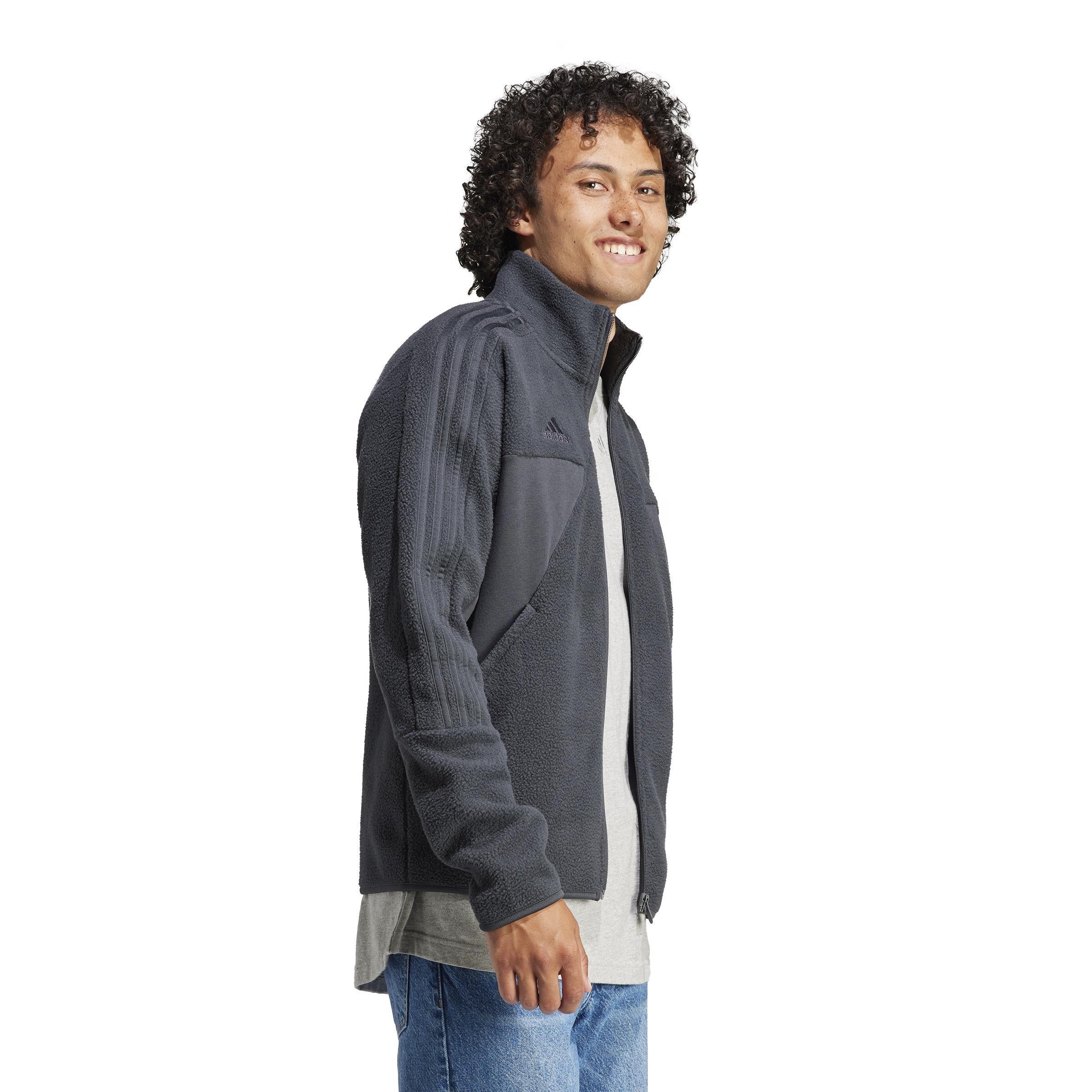 Tiro Fleece Track Top, Grey, A901_ONE, large image number 1