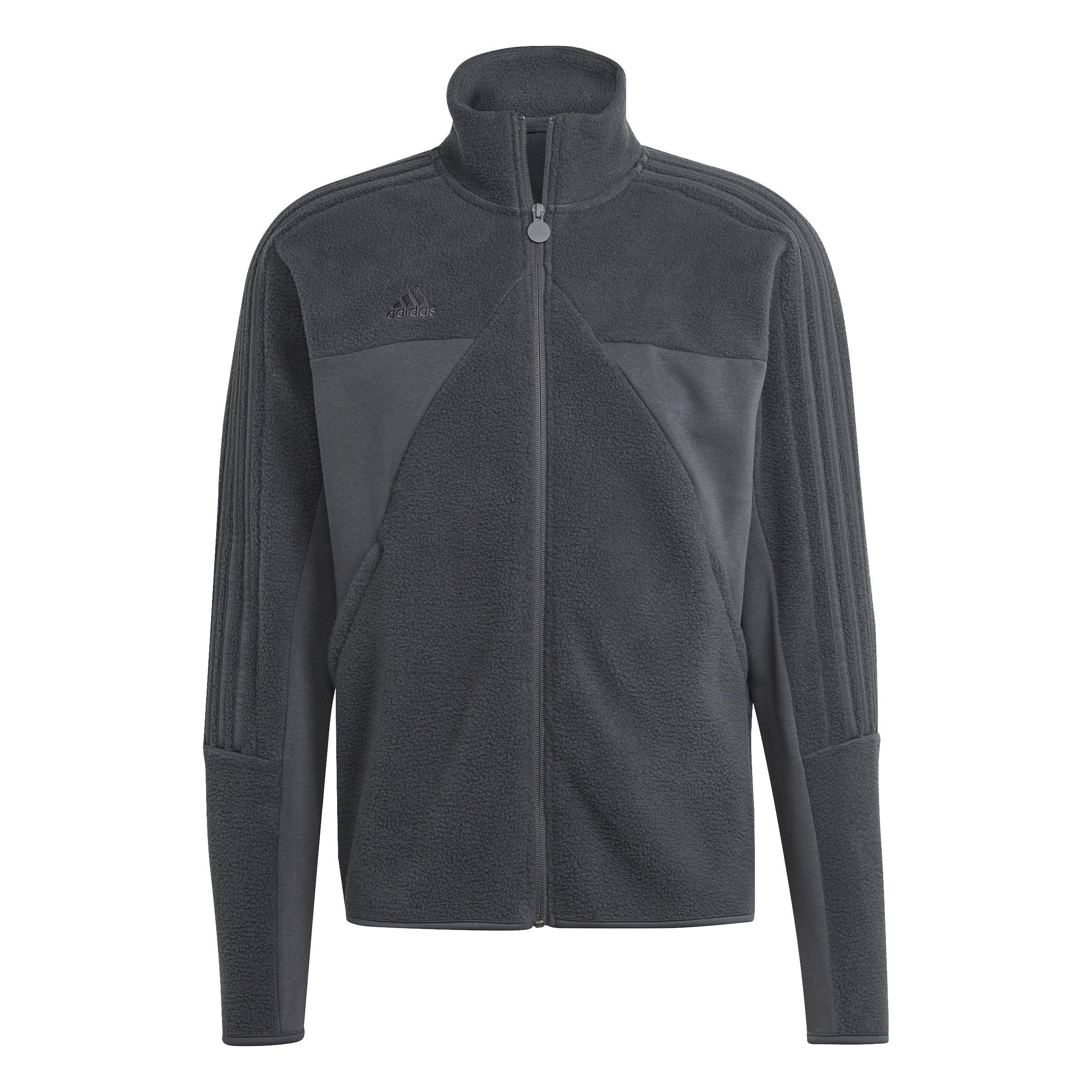 Tiro Fleece Track Top, Grey, A901_ONE, large image number 2