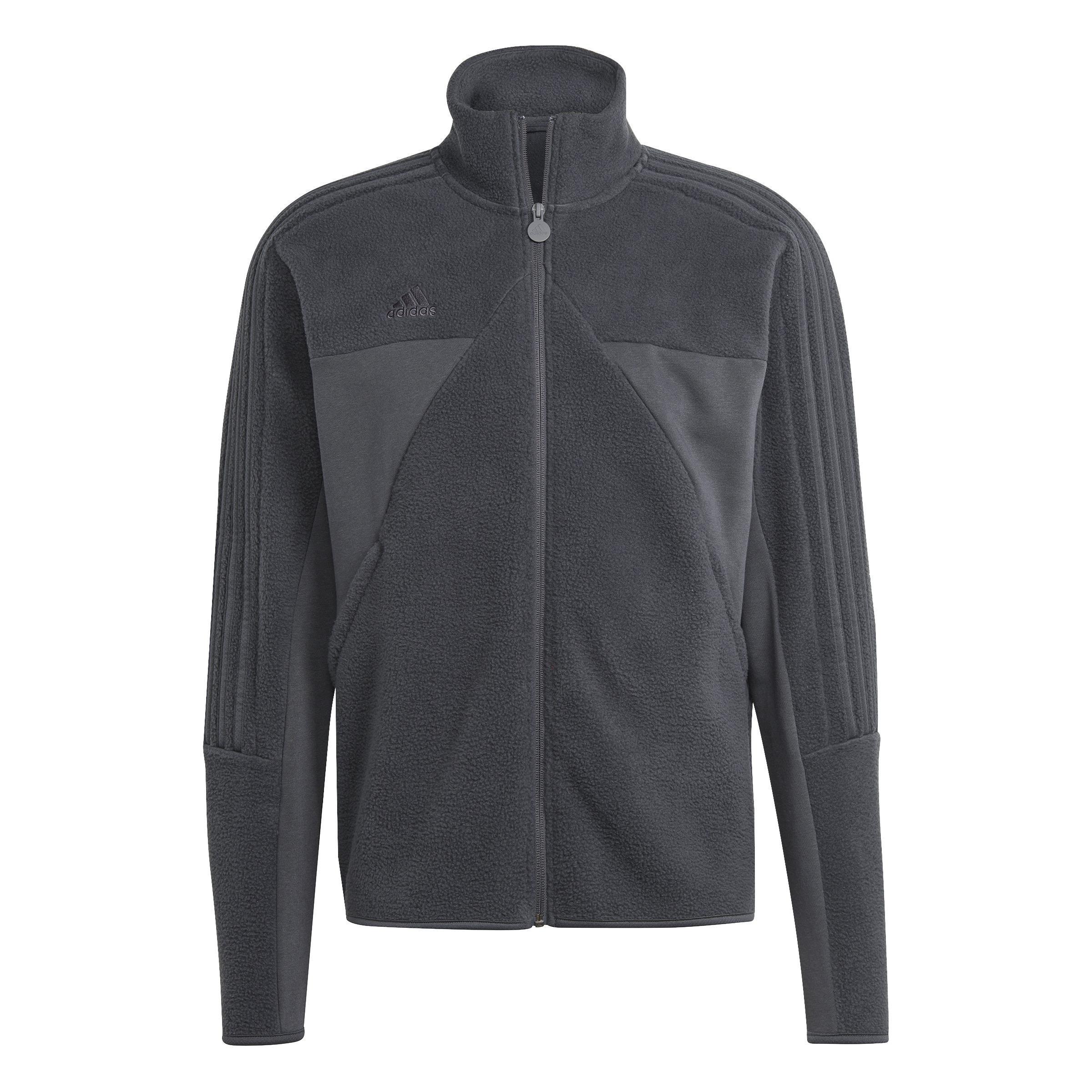 Tiro Fleece Track Top, Grey, A901_ONE, large image number 3