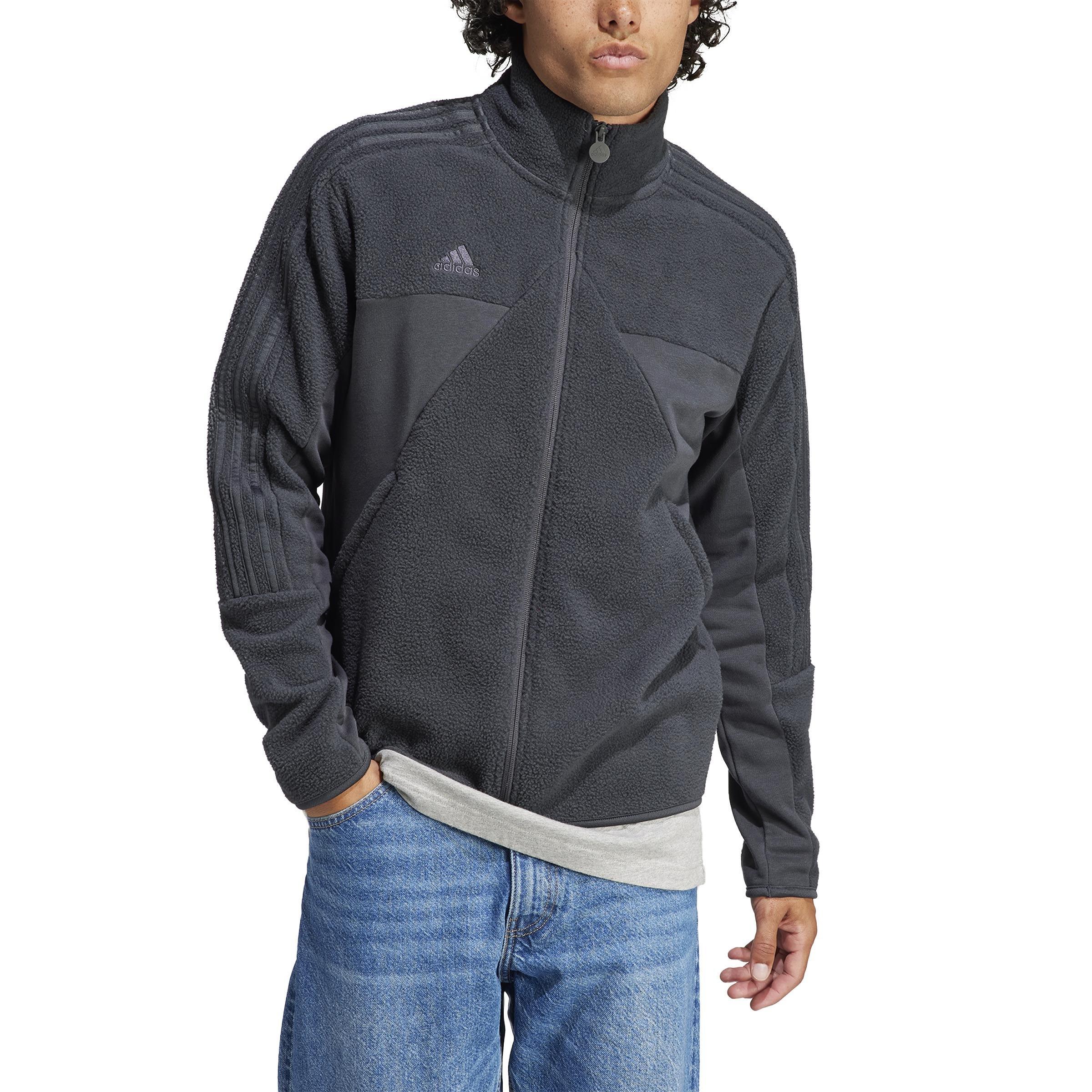 Tiro Fleece Track Top, Grey, A901_ONE, large image number 4