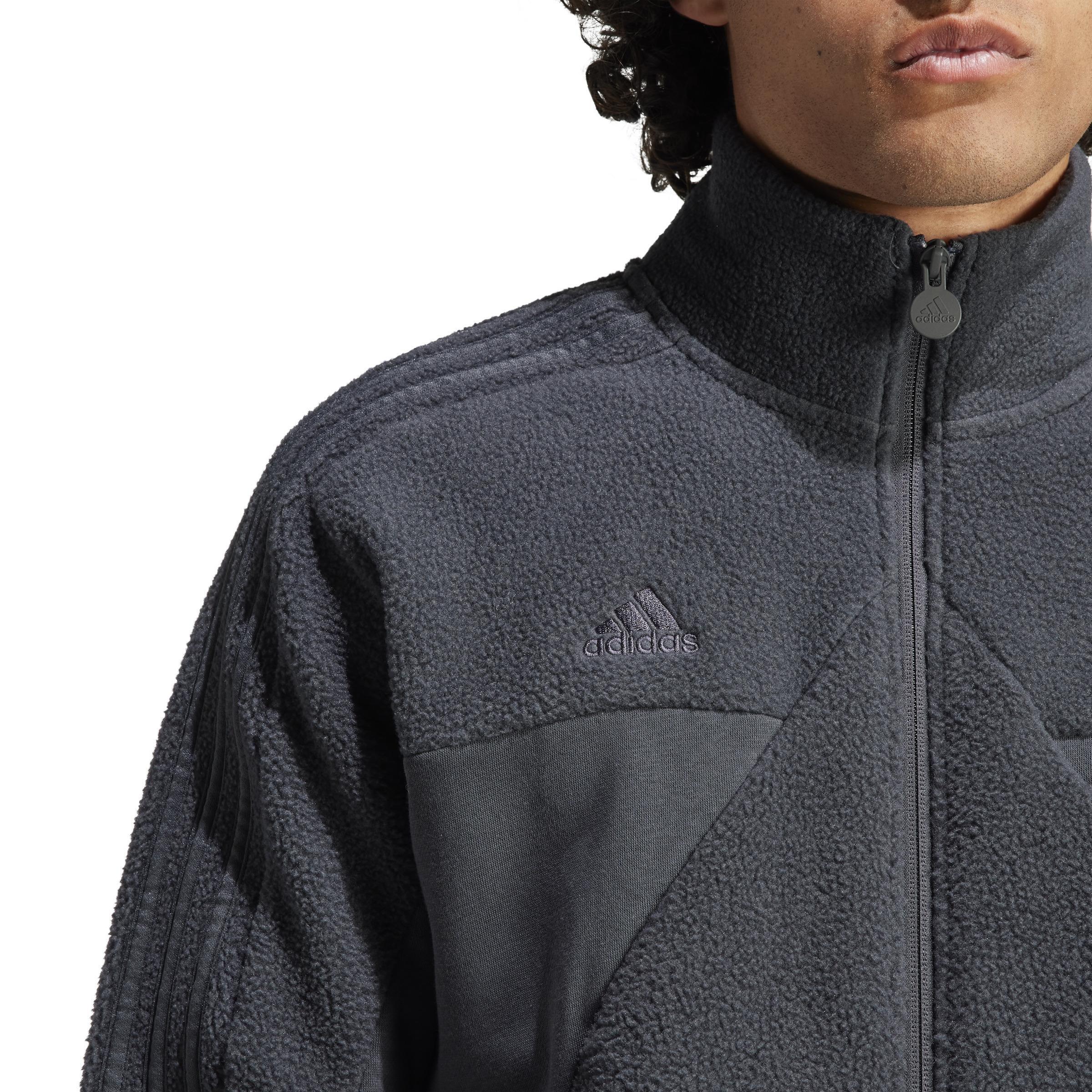 Tiro Fleece Track Top, Grey, A901_ONE, large image number 6