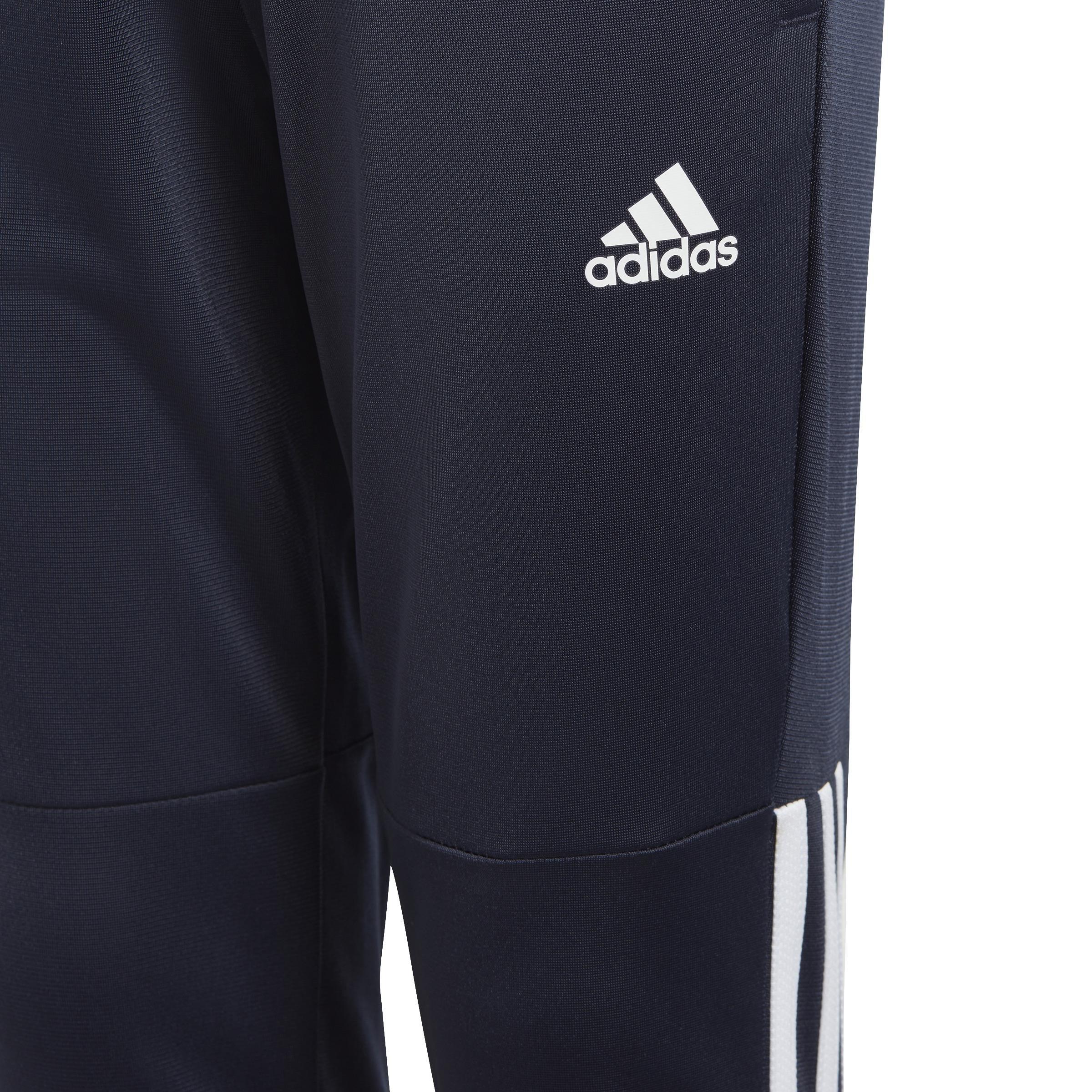 Unisex Kids Tiberio 3-Stripes Colorblock Shiny Track Suit, Blue, A901_ONE, large image number 3